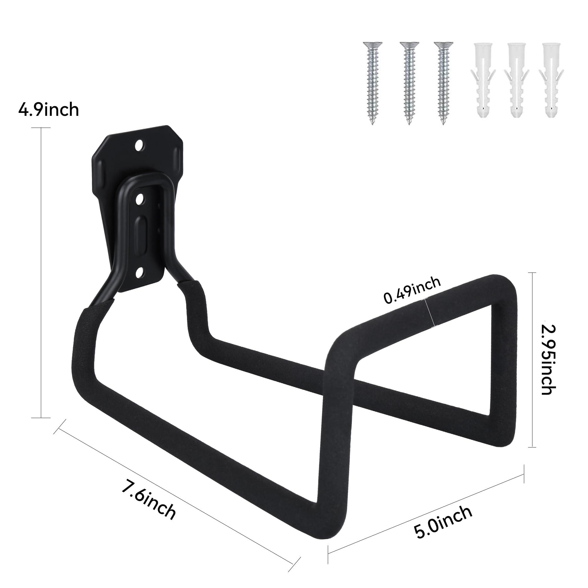 LeafNuo Hose Holder, Metal Heavy Duty Wall Mount Hook, Water Hose Hanger for Garden & Garage Storage - Image 2
