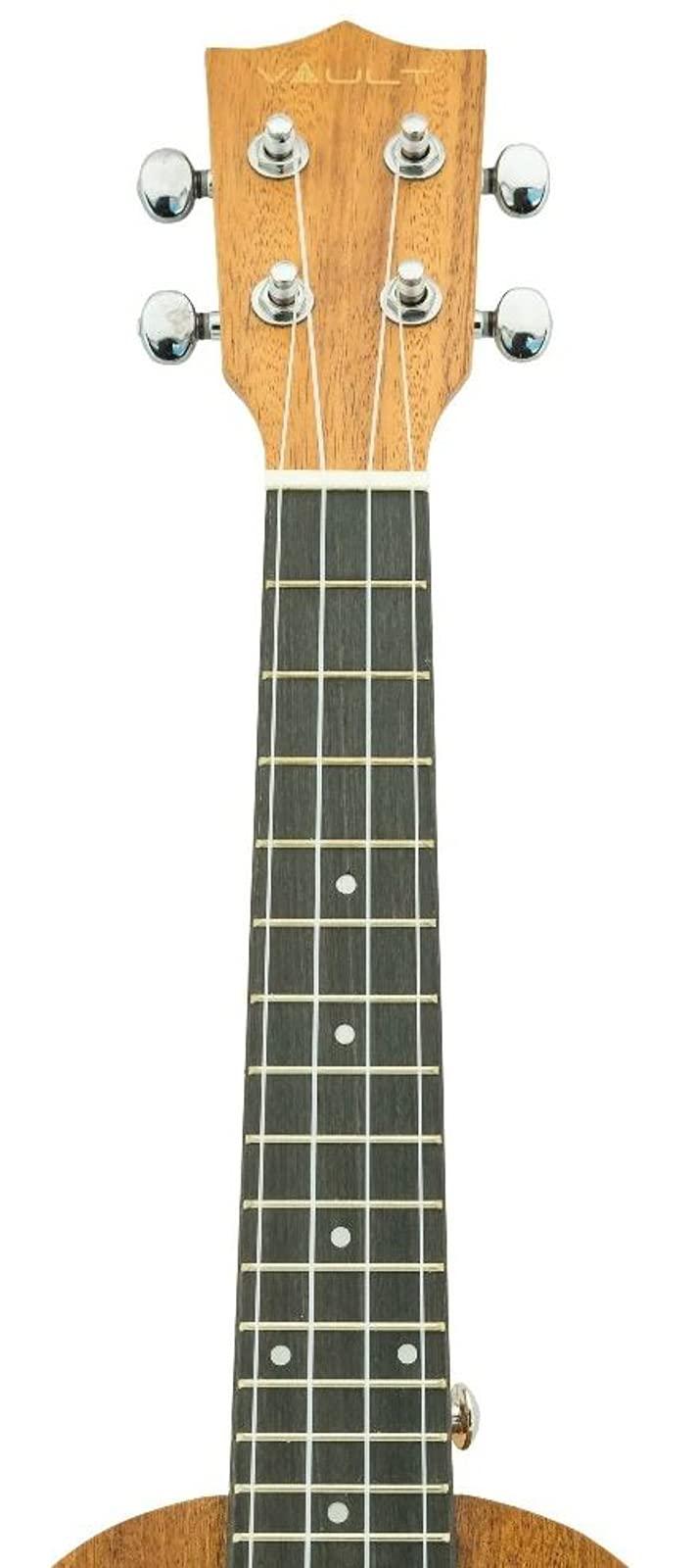 Vault UK-100 Arched Back Concert Ukulele Bundle with Gig Bag, Tuner, Strap, and Austin Bazaar Instructional DVD - Image 9