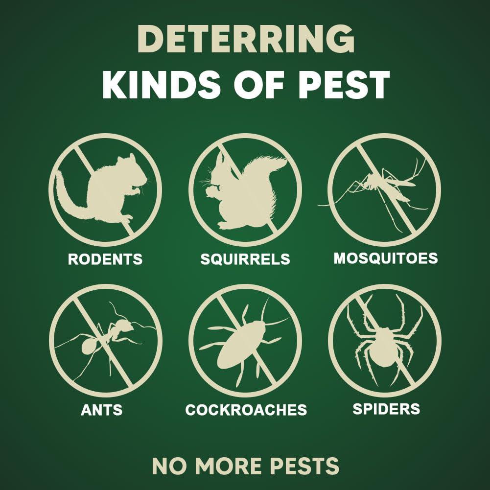 CLVDOFSS Pest Control Pouches,Rodent Repellent,Rat Deterrent,Mouse Repellant,Mice Repellent,Pest Repellant,Effectively Repel Rodents,Mosquito,Bats,Lizards,Spiders,Ants,Moths,Roaches,Silverfish-10P - Image 2