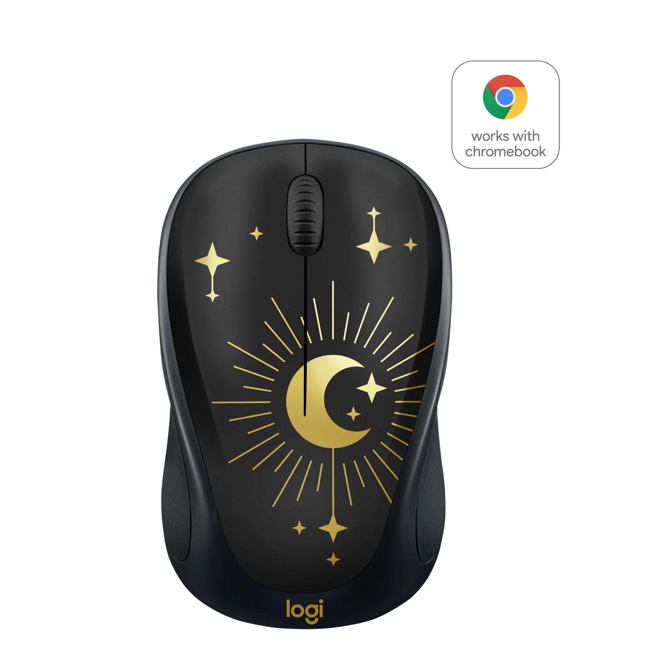 Logitech Magic Night Compact Wireless Mouse - 2.4 GHz with USB Unifying Receiver & Precision Optical Tracking - Image 2