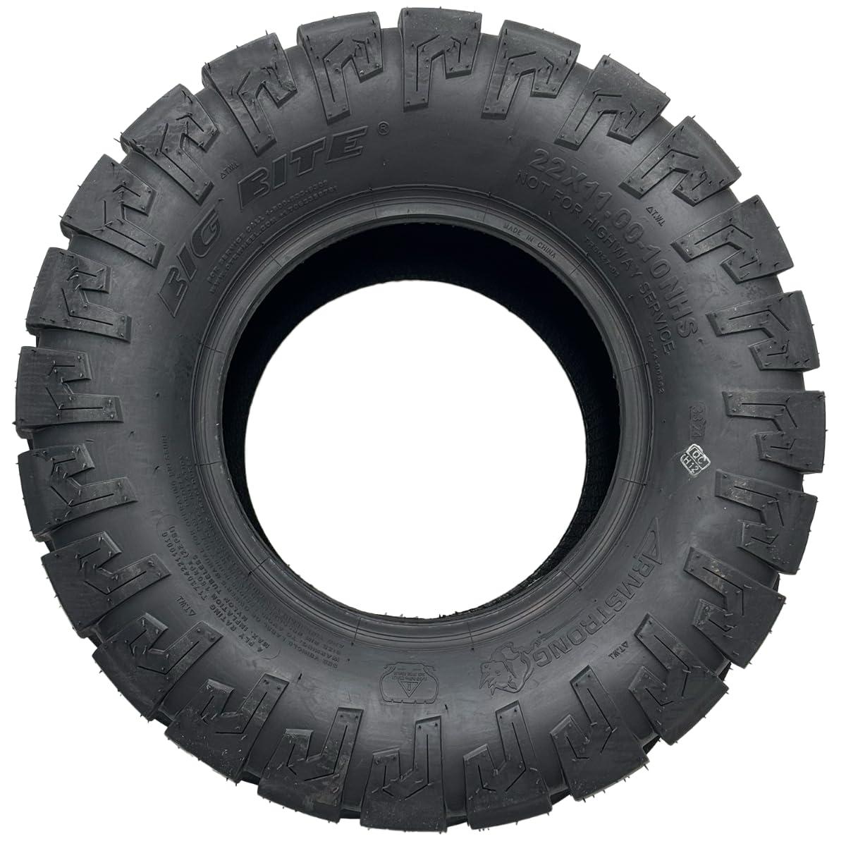 22x11.00-10 4 Ply Big Bite Tire - Image 3