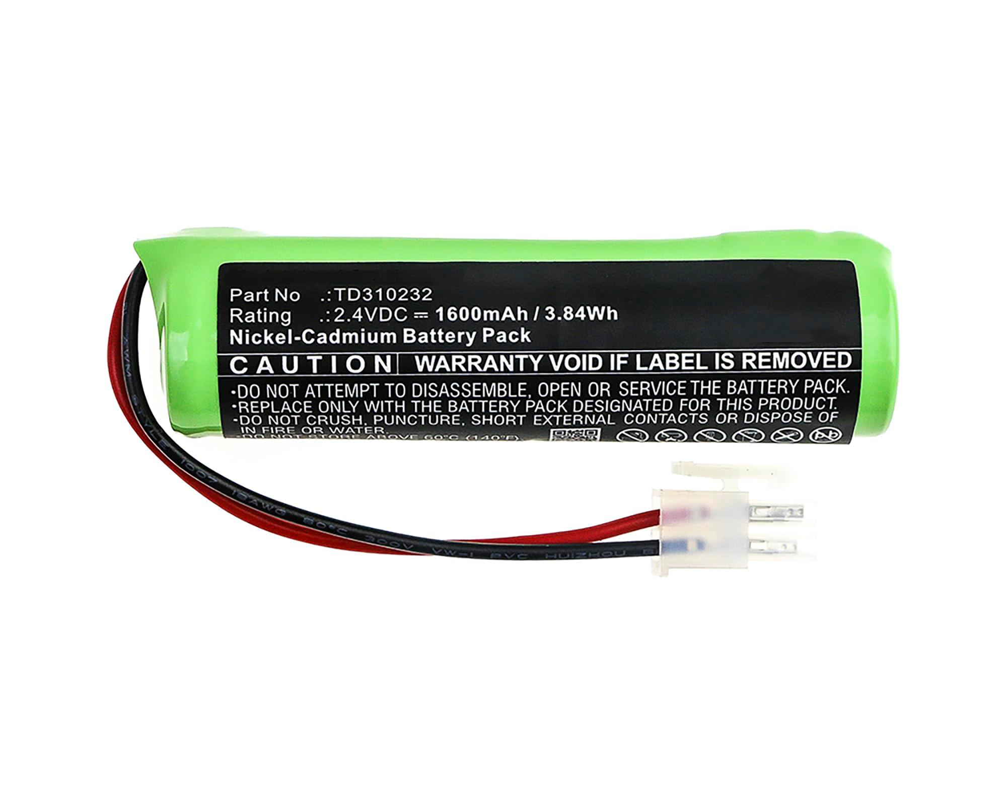 GIKYSUIZ 1600mAh Replacement Battery for Schneider RILUX LUXA RILUX 6 OVA37027 OVA51012E OVA RILUX OVA LUXA fits Part Number TD310232 - Image 3