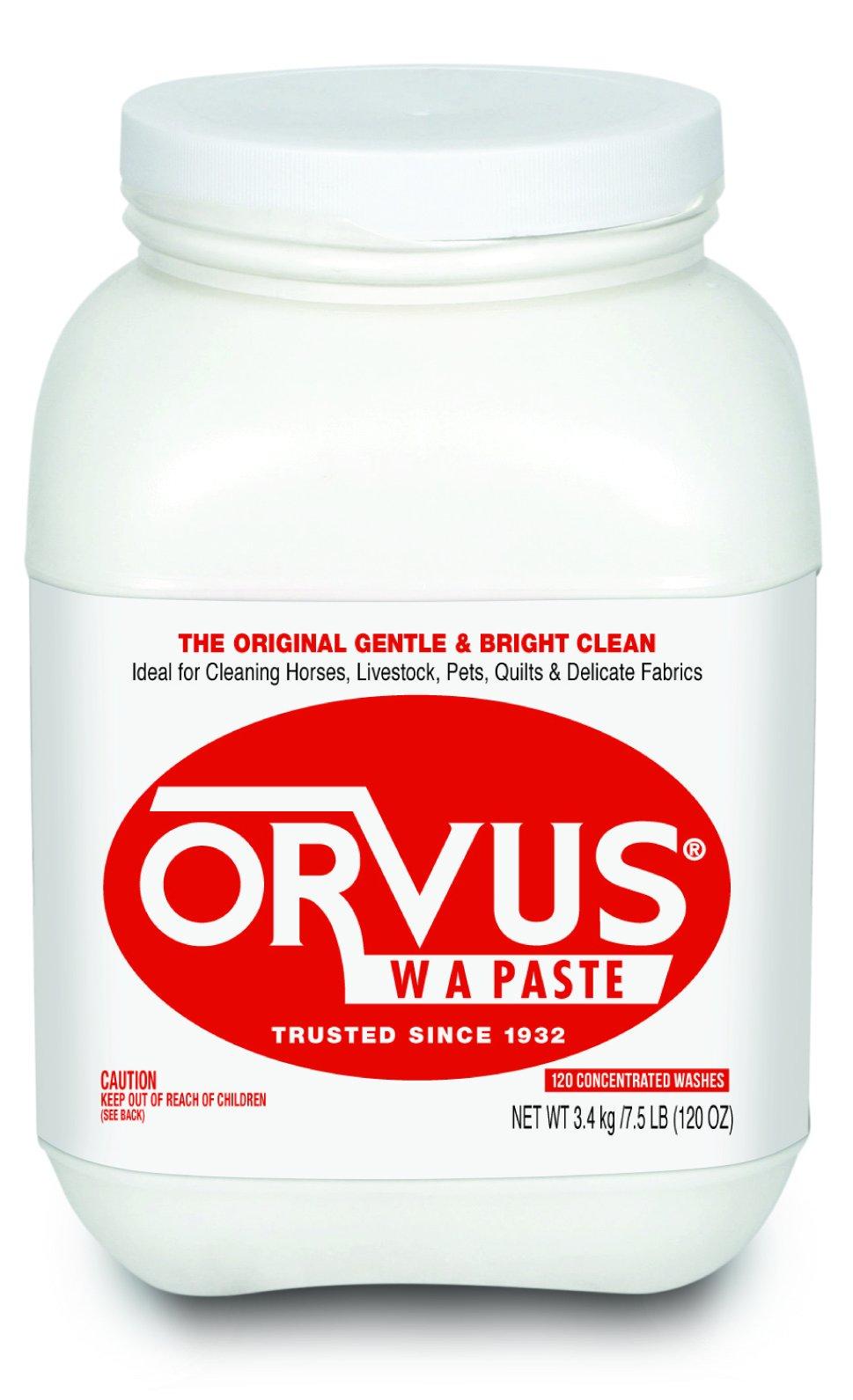 Orvus WA Paste Cleaner - 120oz.- Horse, Livestock and Dog Shampoo - Quilt, Fine Linen Detergent/Cleaner