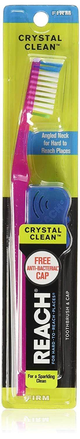 Reach Crystal Clean Toothbrush, Medium Bristles, 1 Count, Pack of 6 - Image 8