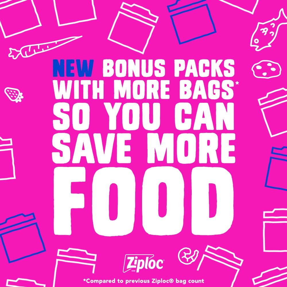Ziploc Gallon Food Storage Freezer Slider Bags, Power Shield Technology for More Durability, 28 Bags Total - Image 4