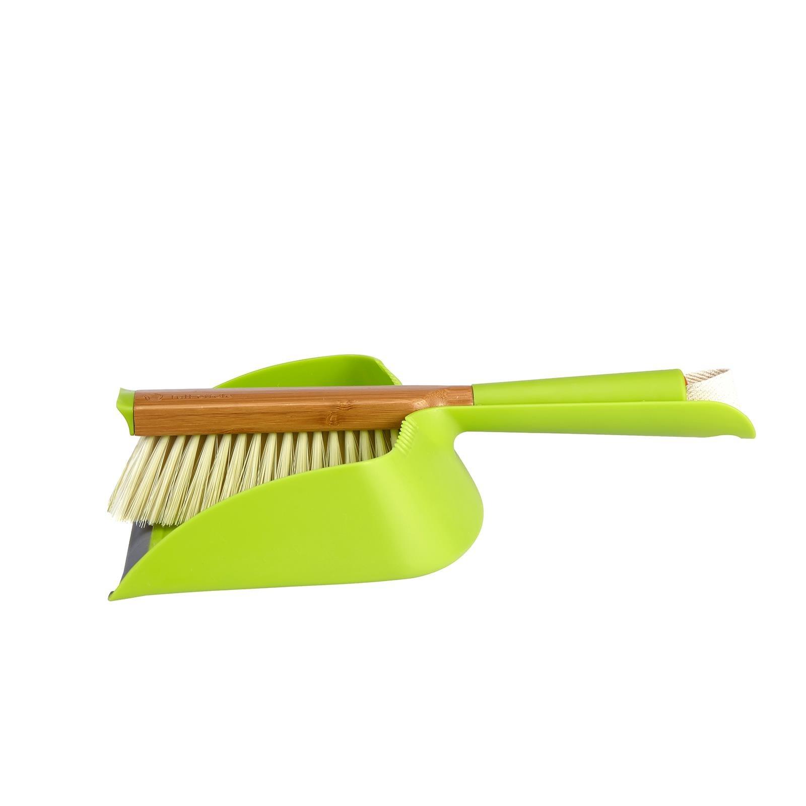Full Circle Clean Team Brush & Dustpan Set, Green - Image 2