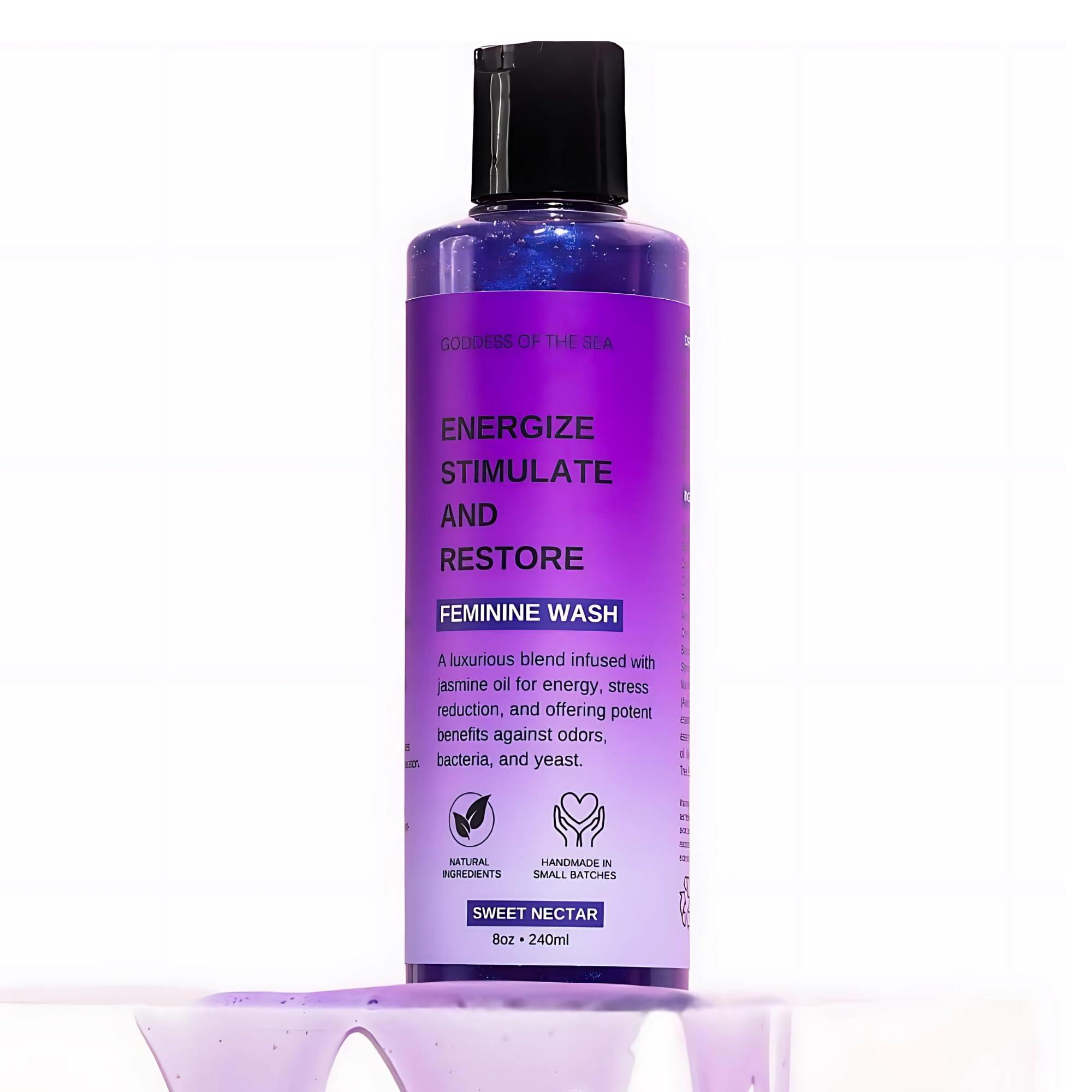 Sweet Nectar Yoni Wash – Gentle Feminine Care for Sensitive Skin | pH-Balancing, Odor Control & Hydration | Natural, Handmade & Hypoallergenic Yoni Soap | Fragrance-Free & Vegan
