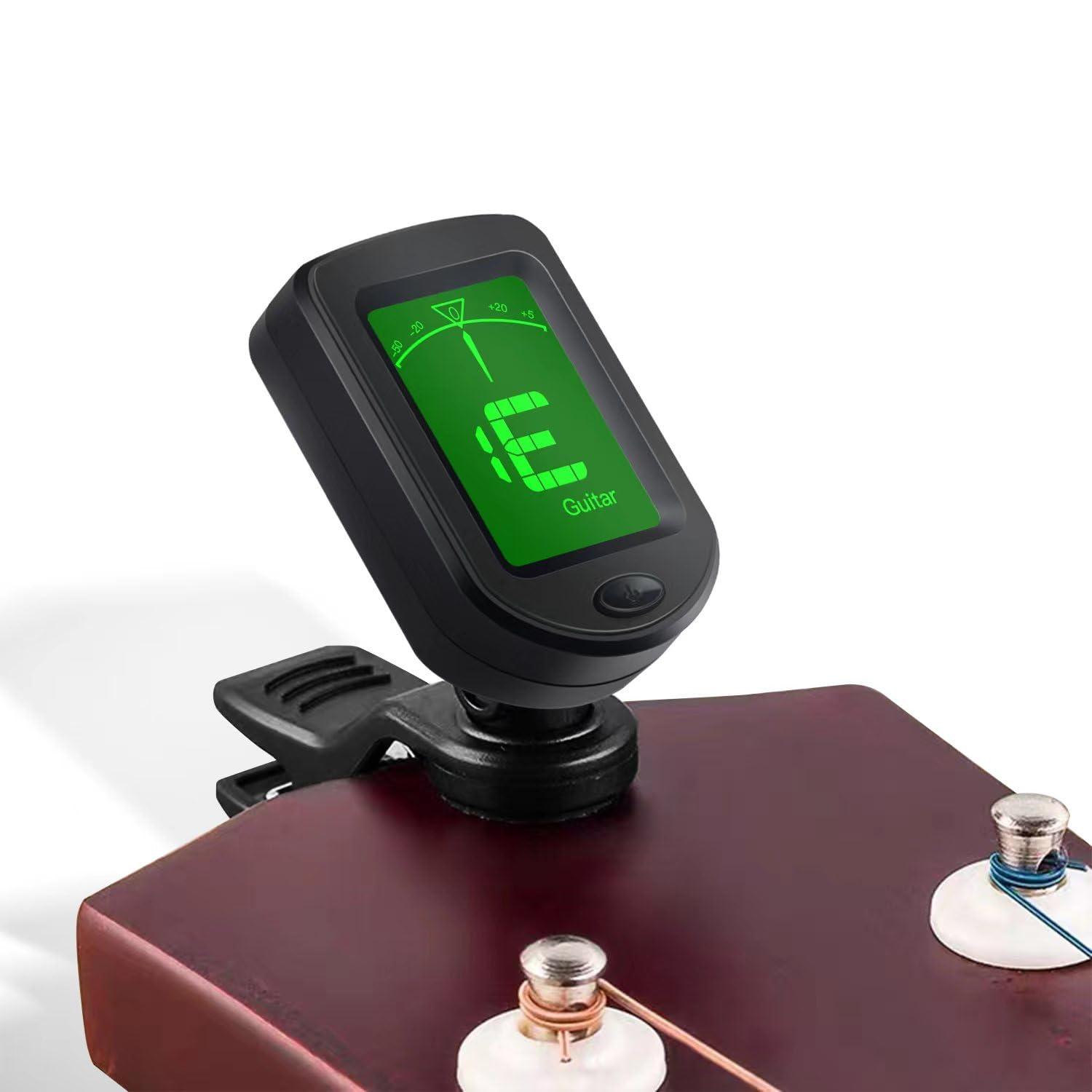 SNHOHIAK Guitar Tuner Clip on Tuner for Ukulele, Guitar, Bass, Mandolin (6PACK) - Image 4