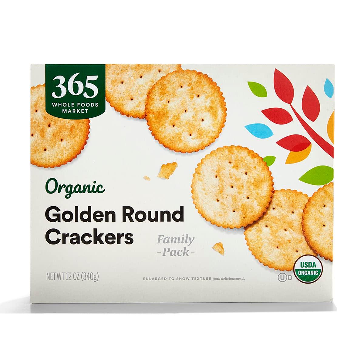 365 by Whole Foods Market, Organic Golden Round Crackers, 12 Ounce - Image 3