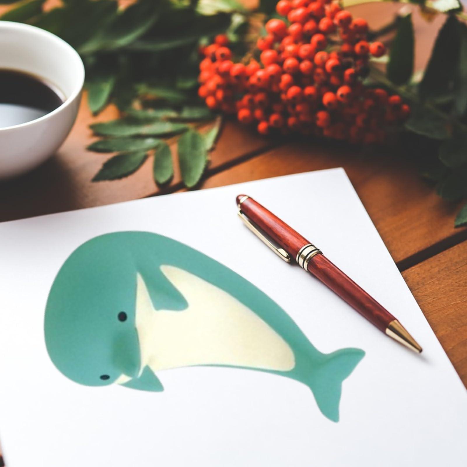 Cyrank Cell Phone Stand, Cute Dolphin Phone Holder Smartphone Stand Smartphone Holder for Desk Office Home Decor Accessories Desk Ornament Small Desk Phone Stand Mount for All Phones Tablets, Green - Image 8