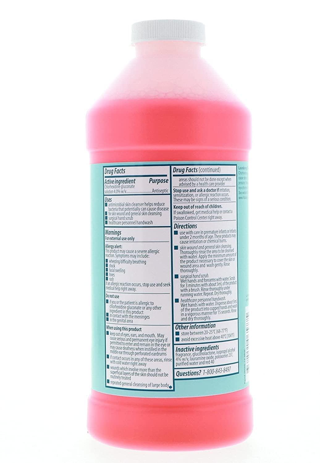 Hibiclens Antimicrobial Skin Liquid Soap,32 Fluid Ounce (Pack of 2) - Image 2