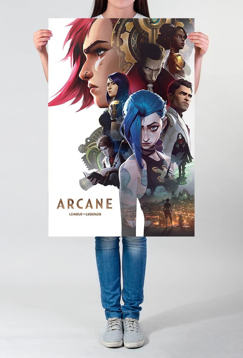 CINEMAFLIX Arcane LOL Game Poster Wall Art Measures 24 x 36 inches (unframed) - Image 2