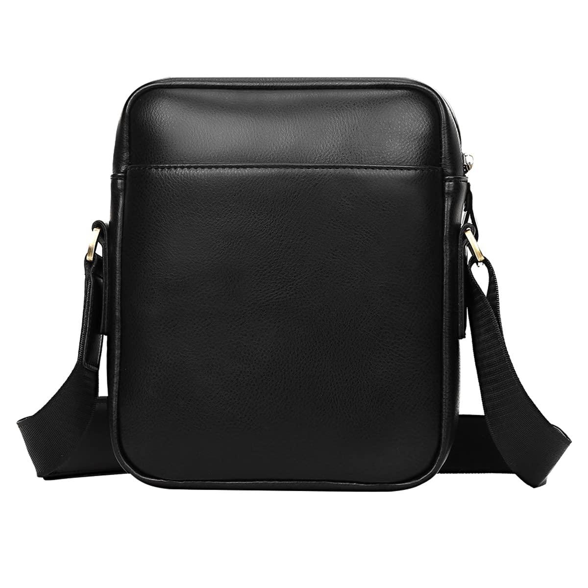 Leathario Crossbody Bag For Men Vegan Leather Shoulder Messenger Purse Sling Satchel Bag For Work Business Travel - Image 9