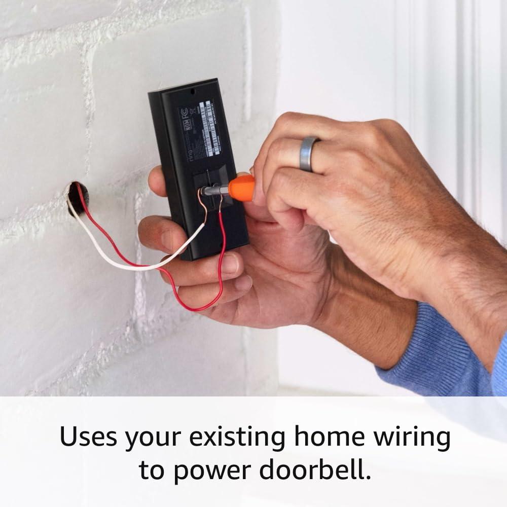Ring Video Doorbell Wired (newest model), Use Two-Way Talk, advanced motion detection, HD camera and real-time alerts to monitor your front door (wiring required) - Image 2