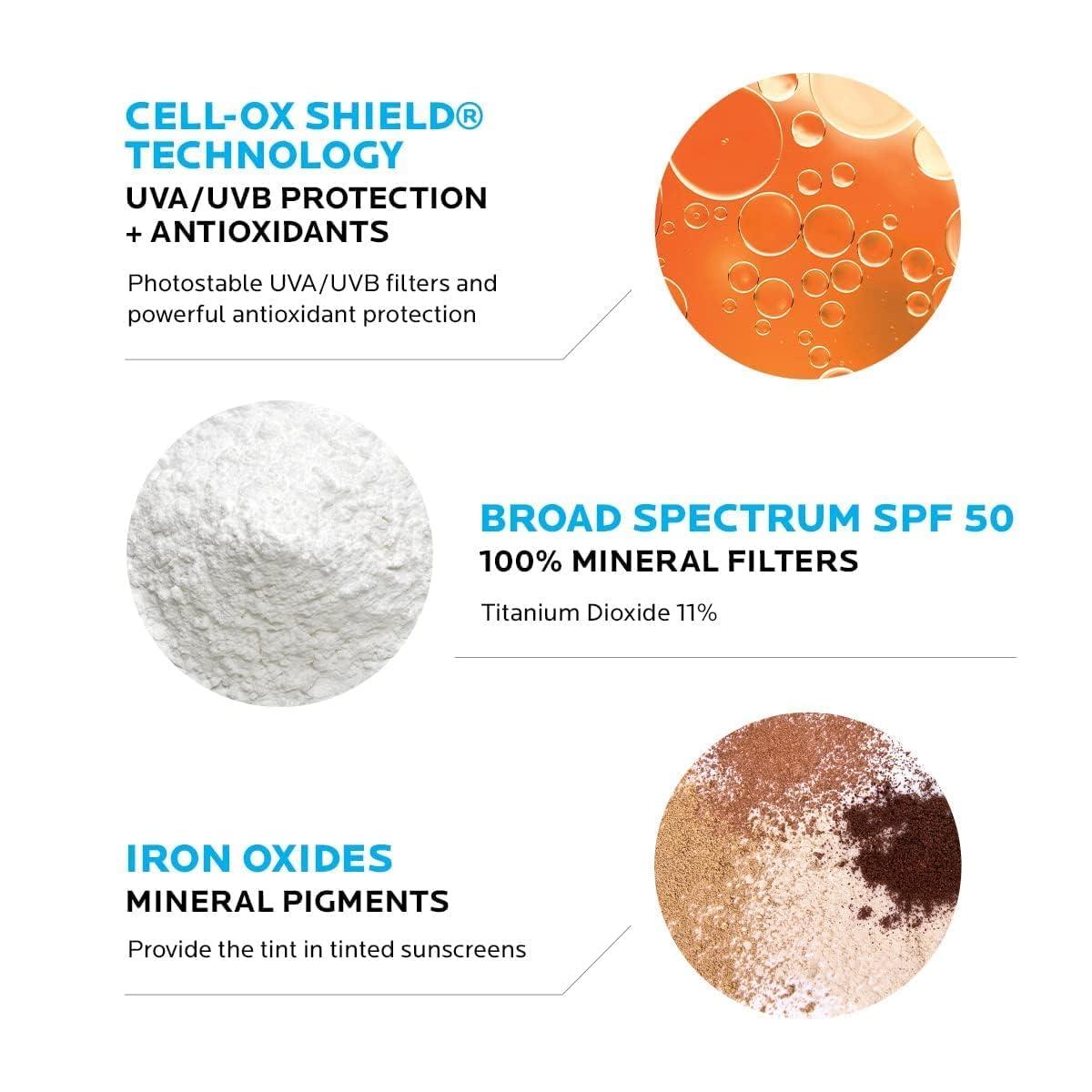 La Roche-Posay Anthelios Tinted Sunscreen SPF 40+, Broad Spectrum SPF + Antioxidants, Titanium Dioxide & Zinc Oxide Sunscreen, 4 Flexible Shades With No White Cast, Oil Free & Oxybenzone Free - Image 6