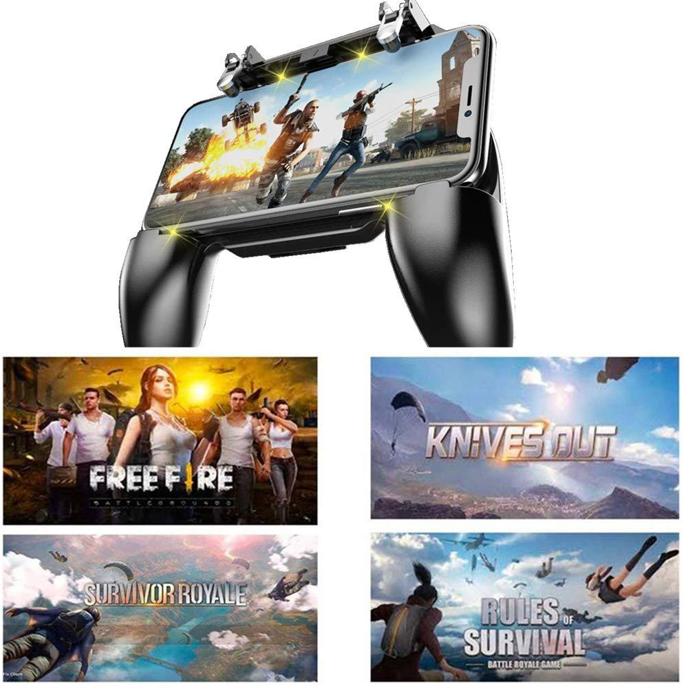 COOBILE Mobile Game Controller for PUBG Mobile Controller L1R1 Mobile Game Trigger Joystick Gamepad for iOS & Android Phone(W10 update) - Image 7