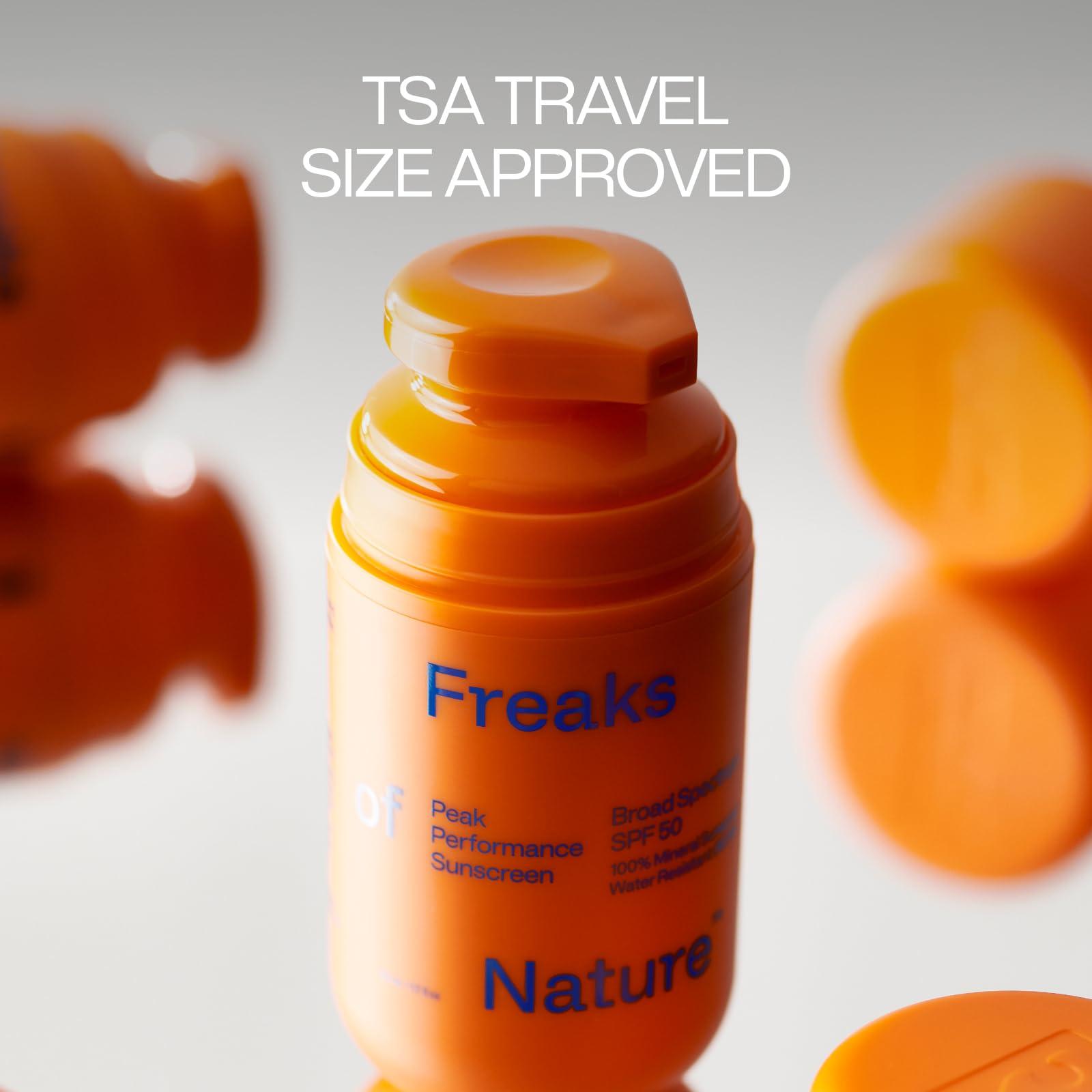 Freaks of Nature Peak Performance SPF 50 | 100% Mineral Sunscreen | Lightweight, Fast-Absorbing, 80-Min Water-Resistant | Plant-Based, Eco-Friendly, Reef-Safe, Cruelty-Free | All Skin Types| 1.7 oz - Image 4