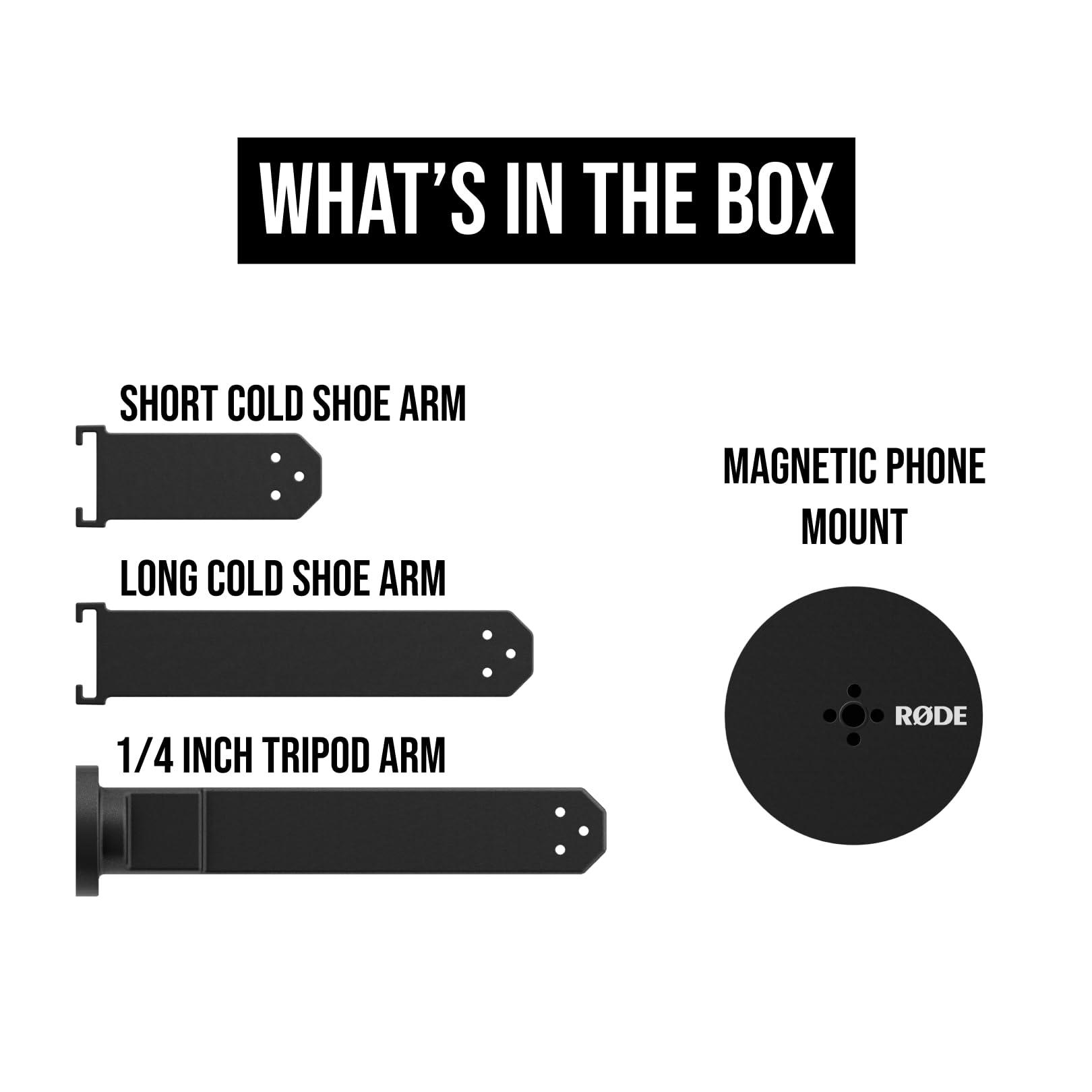 RØDE Magnetic Mount Smartphone Accessory Mount With Cold Shoe Slots and a 1/4-inch Thread (MagSafe Compatible) - Image 9