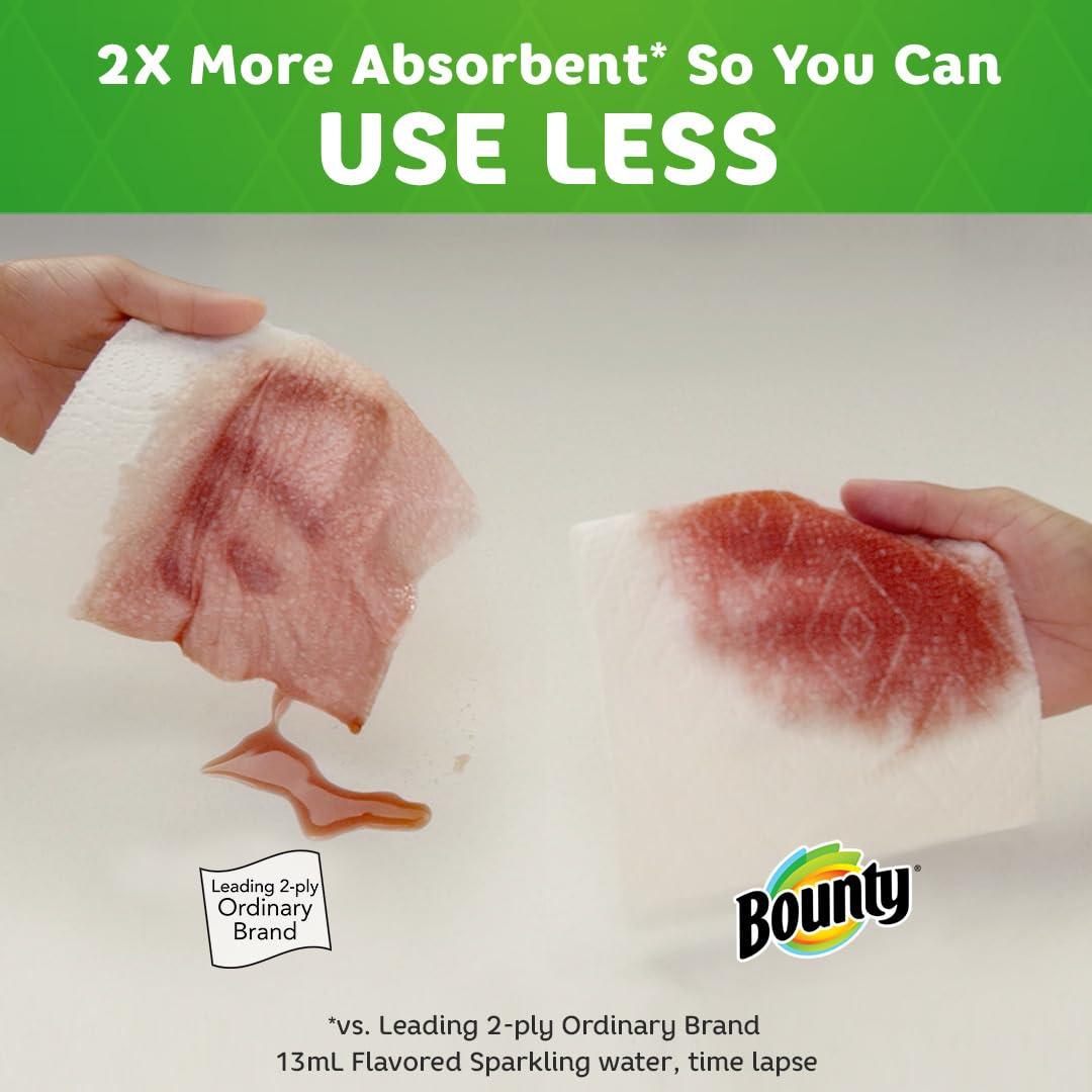 Bounty Select-A-Size Paper Towels, White, 8 Triple Rolls = 24 Regular Rolls - Image 4