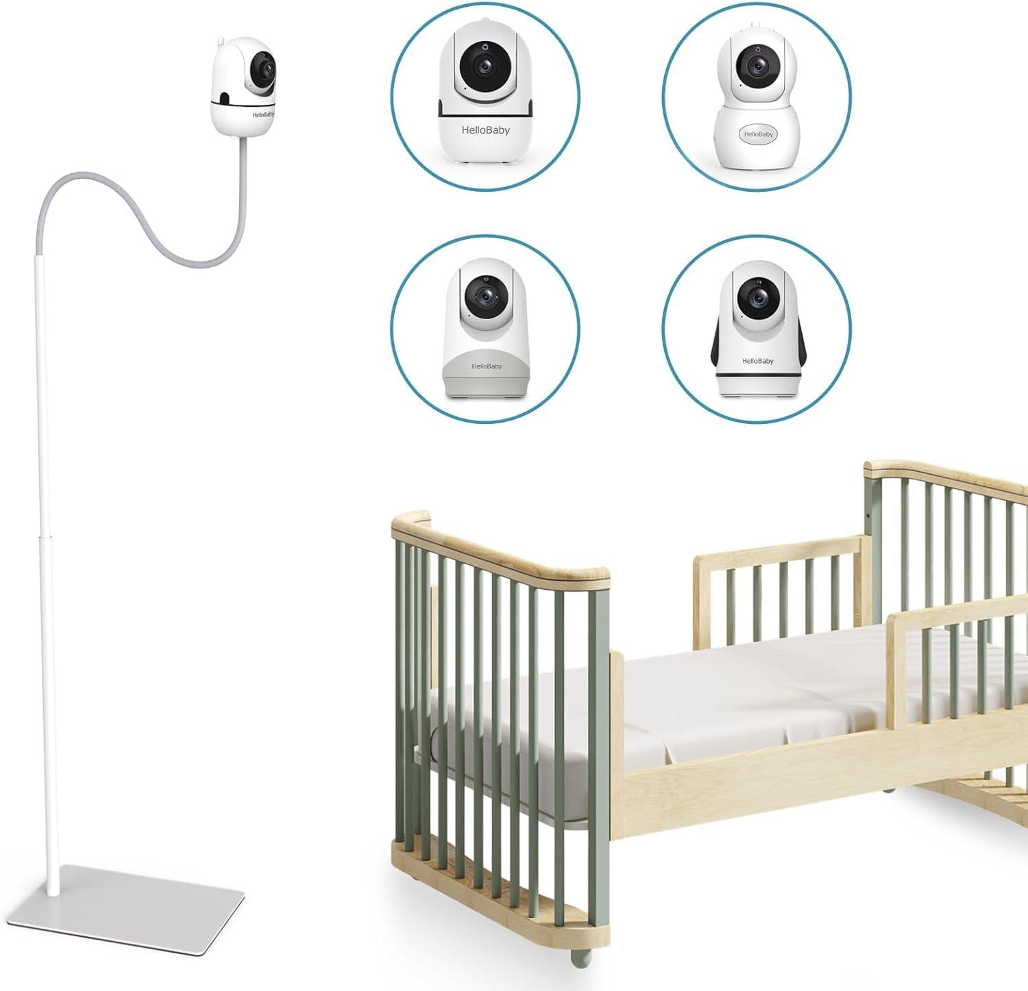 HelloBaby Monitor Stand, Floor Stand for HB6550/HB6560/HB65/HB6081/HB66/HB40/HB6339 and All Hello Baby Monitors, Sturdy & Adjustable Camera Mount, No Wall Damage Holder