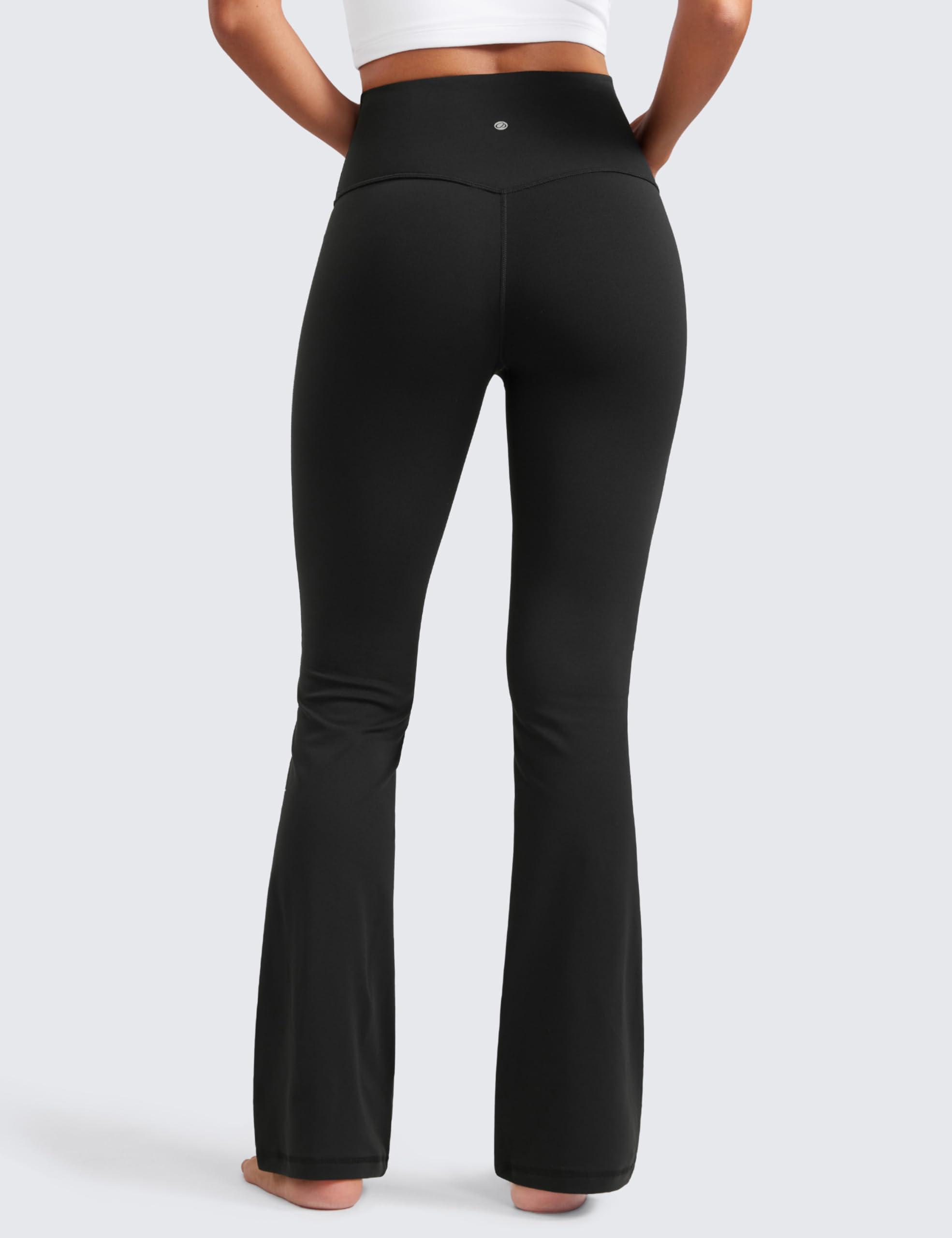 CRZ YOGA Womens Butterluxe High Waist Flare Pants 29" / 30.5" / 32" / 33.5" - Yoga Bootcut Wide Leg with Pocket Lounge - Image 3