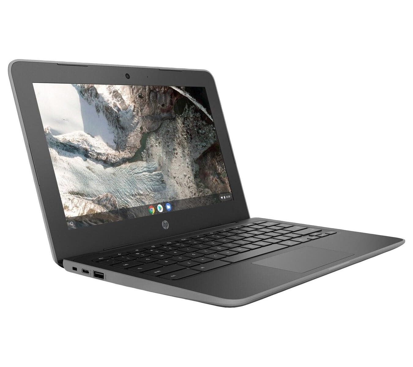 HP Chromebook 11 G7 EE 11.6" Chromebook - 1366 x 768 - Celeron N4000-4 GB RAM - 16 GB Flash Memory, Chrome OS, Intel UHD Graphics 600 - in-Plane Switching (IPS) Technology - English Keyboard (Renewed)