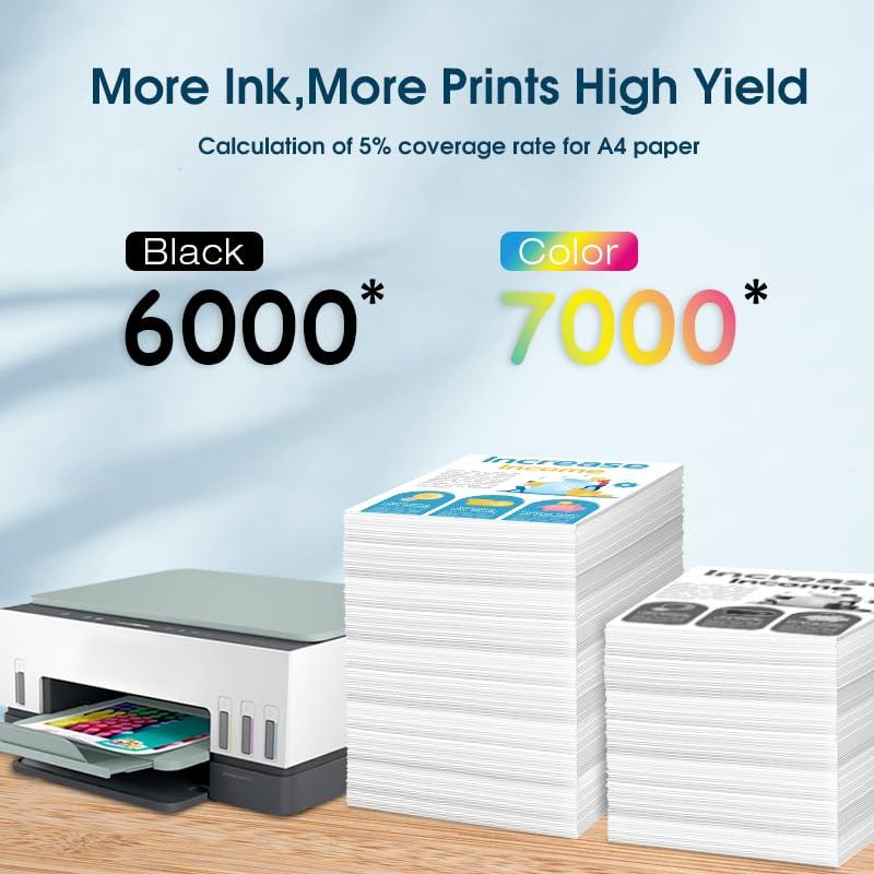 Universal Ink Refills Kit Dye Ink Refill Kit Compatible for HP Canon Epn Brother Samsung Dell Kodak Inkjet Printers Compatible Cartridges Refillable Cartridge CISS CIS System 4 Color Set - Image 3