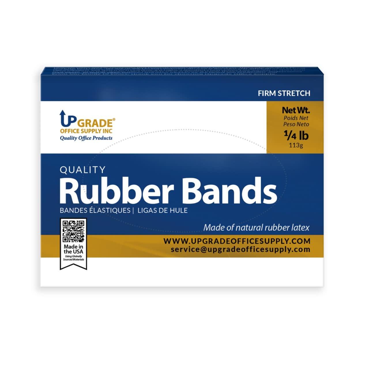 Upgrade Office Supply UPG22964 Rubber Bands, Size 64 (3-1/2 x 1/4), 80 Bands, 1/4 lb, USA - Image 2