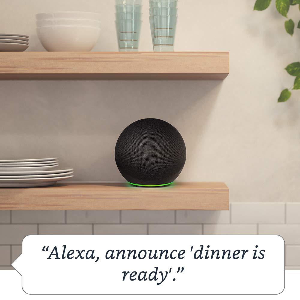 Echo (4th generation) International Version | With premium sound, smart home hub and Alexa | Charcoal - Image 5