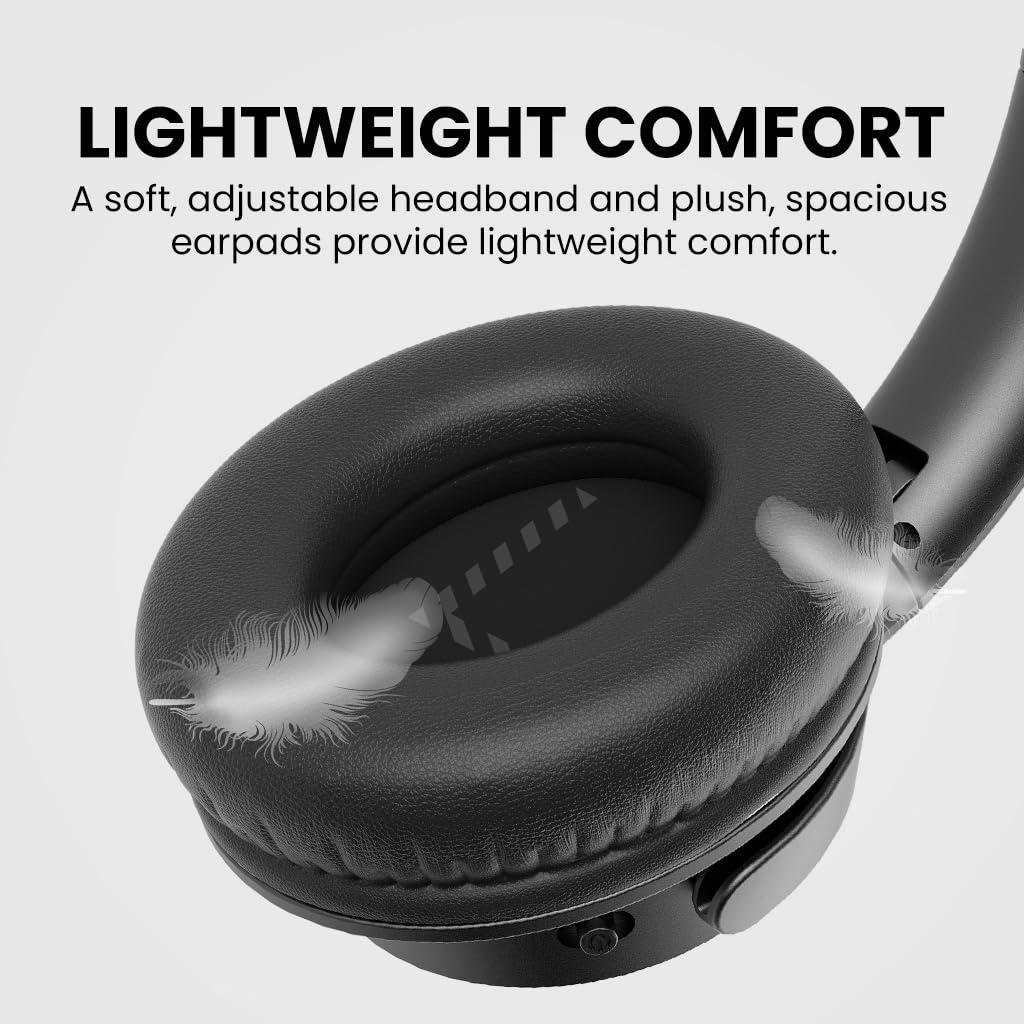 Avantree Ensemble - Wireless TV Headphones Compatible with TVs with Optical, AUX, or Bluetooth Audio Outputs - Comfortable Headphones for Seniors with Charging Dock & Transmitter and 35hr Playtime - Image 6