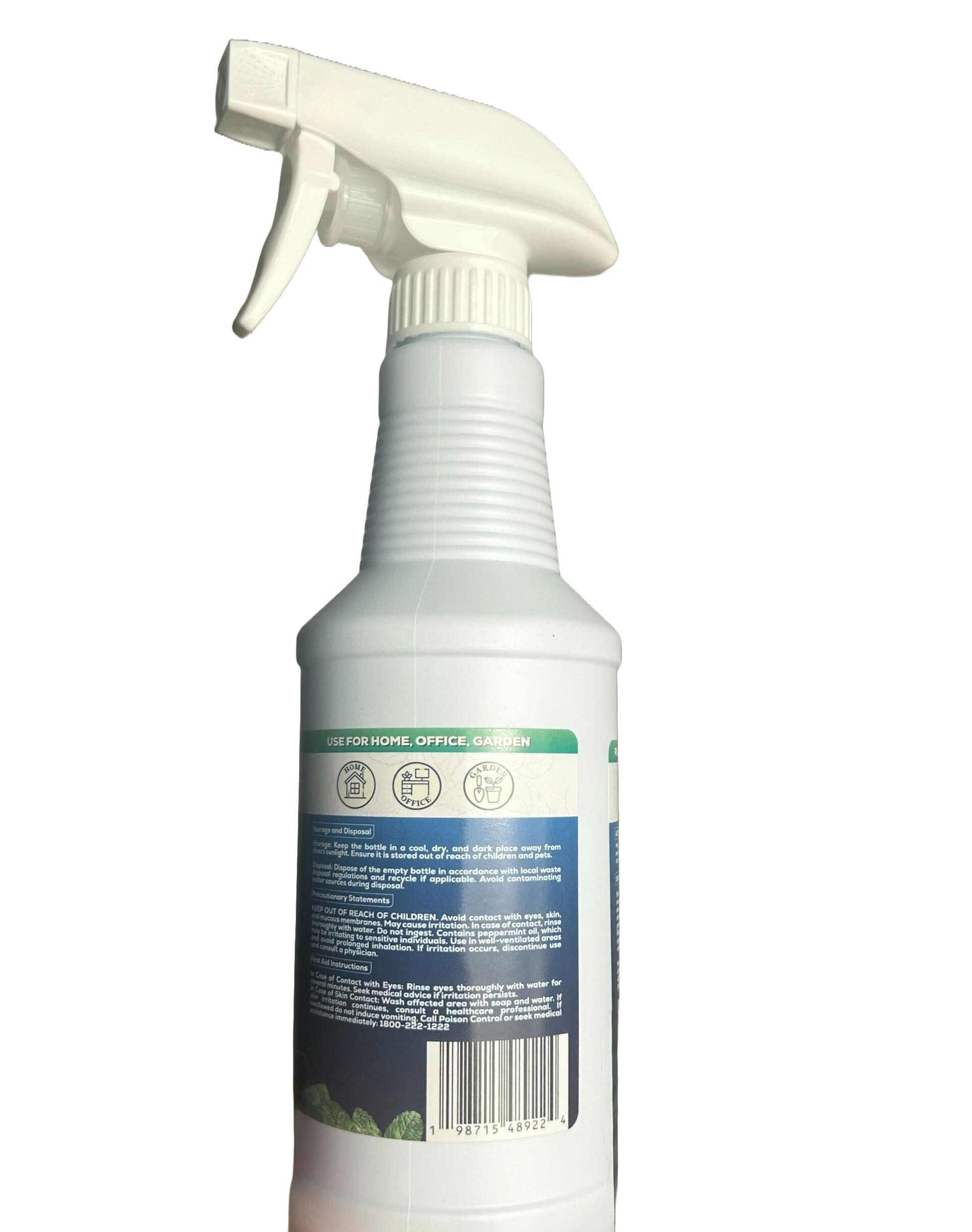 All Natural Peppermint Oil Insect & Pest Control Spray Repels Mice, Spiders, Ants, for Home, Indoor, Outdoor, Garden Maximum Strength Smart Grower Ready to Use 16 FL OZ - Image 9