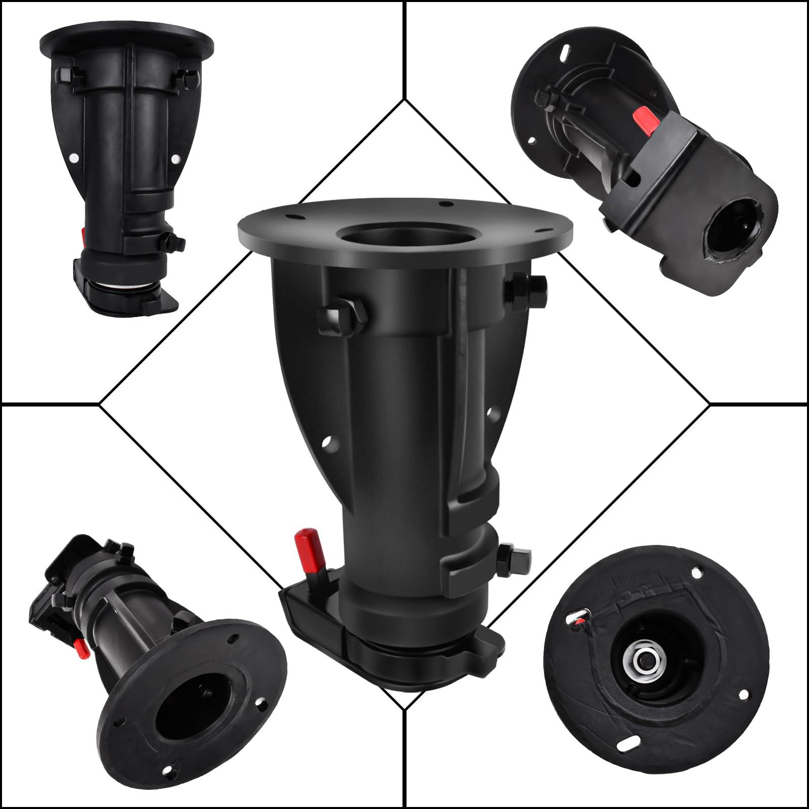C5G1216 Cushioned Fifth Wheel to Gooseneck Trailer Towing Adapter Compatible with Convert-A-Ball C5G1216 Height 12"-16" - Image 4