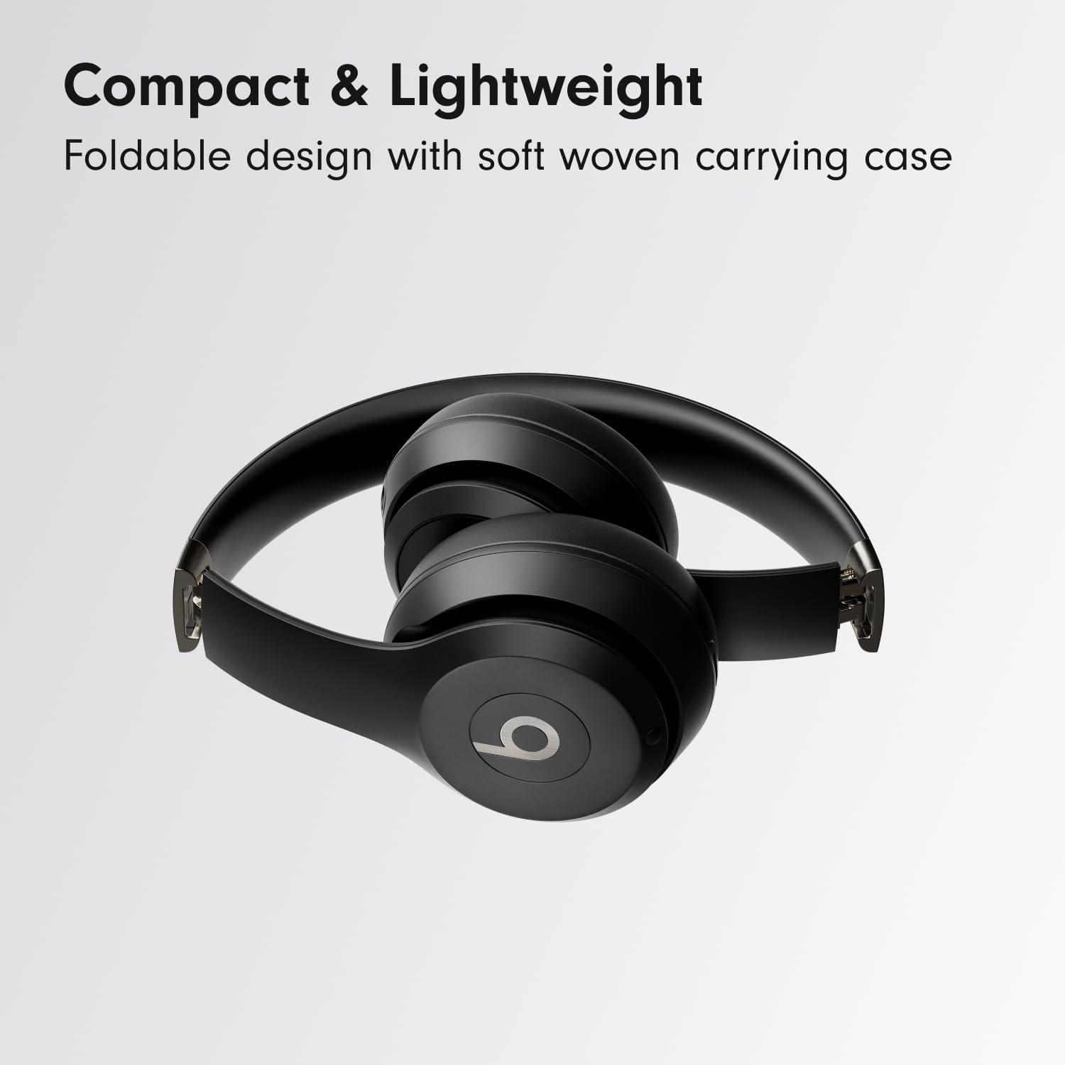 Beats Solo 4 - Wireless Bluetooth On-Ear Headphones, Apple & Android Compatible, Up to 50 Hours of Battery Life - Matte Black - Image 5