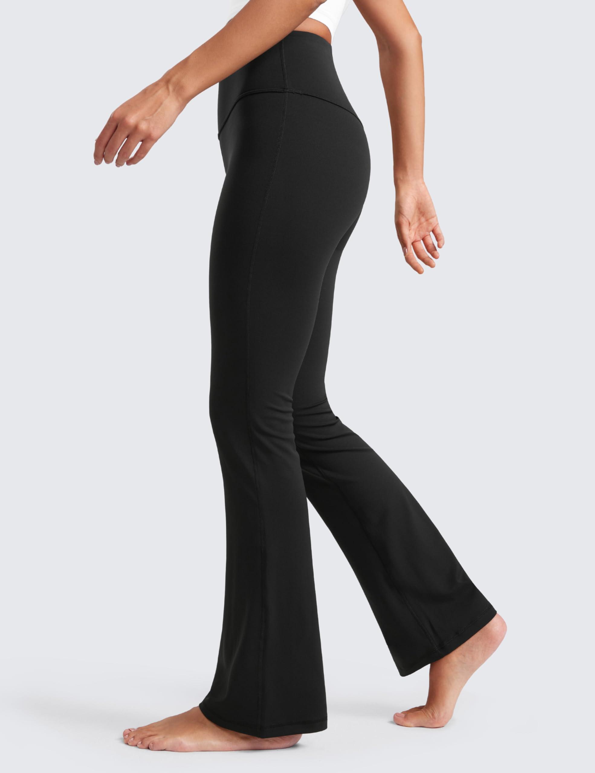 CRZ YOGA Womens Butterluxe High Waist Flare Pants 29" / 30.5" / 32" / 33.5" - Yoga Bootcut Wide Leg with Pocket Lounge - Image 4