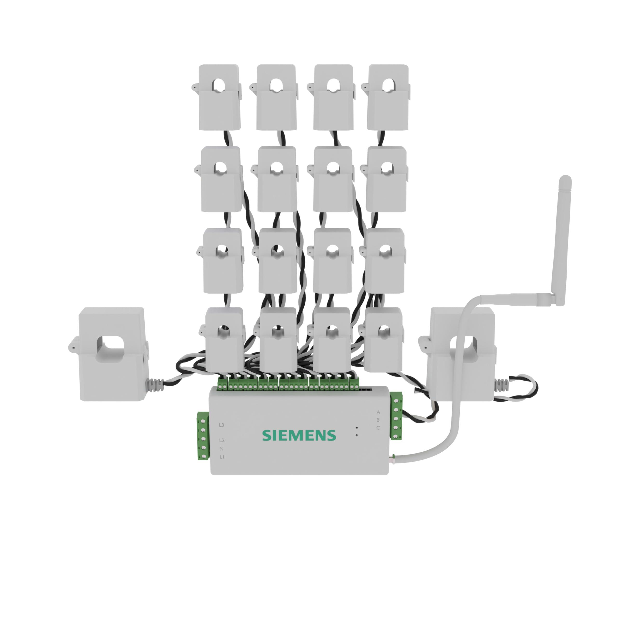 SIEMENS Inhab Smart Home Energy Monitor with 16-50Amp Circuit Level Sensors and 2-200Amp Main Sensors for Real Time Electricity Monitoring and Metering - Image 2