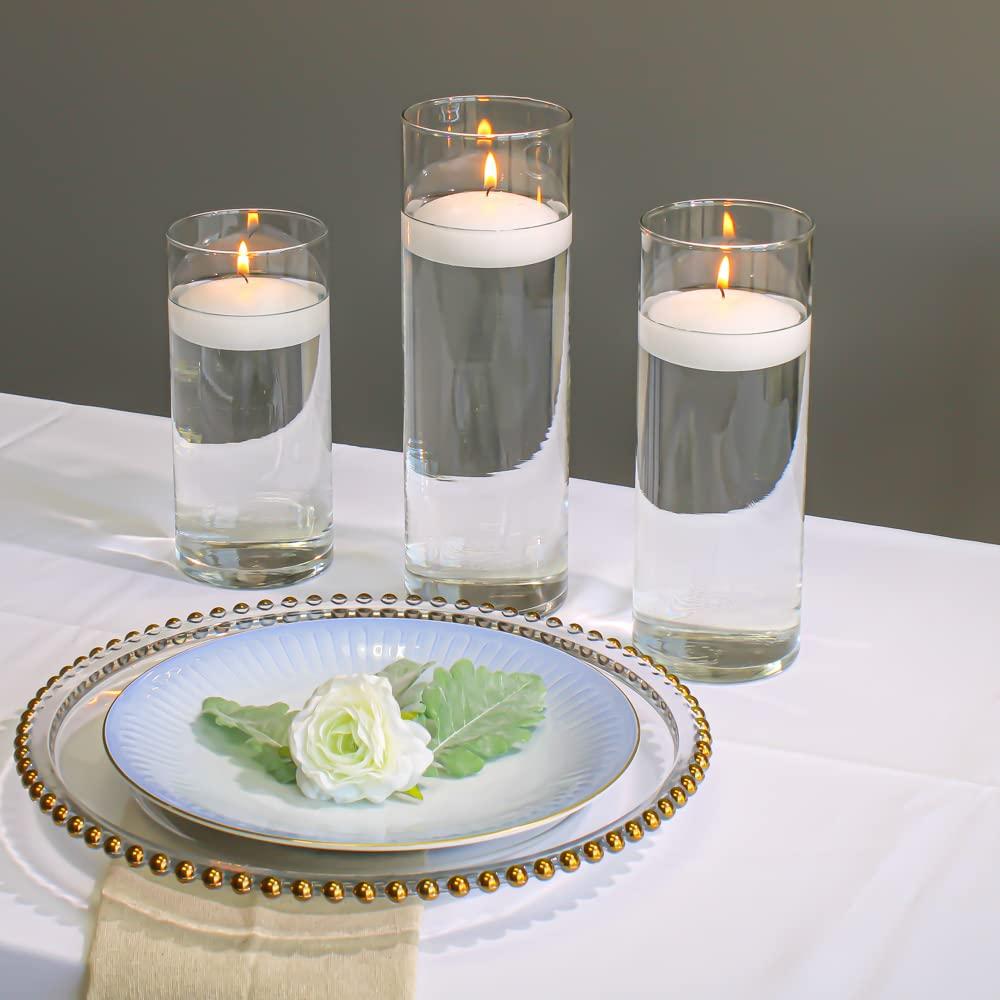 Eastland Glass Cylinder Vases 36 Pack. 7.5" | 9" | 10.5" Heights. Perfect Wedding Event Restaurant Church Decor - Image 5
