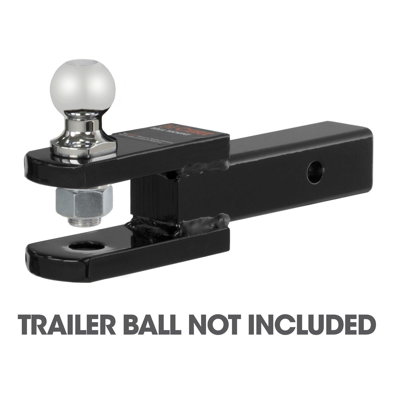 CURT 45821 Clevis Pin Hitch Ball Mount, Fits 2-Inch Receiver, 6,000 lbs, 1-Inch Hole - Image 5