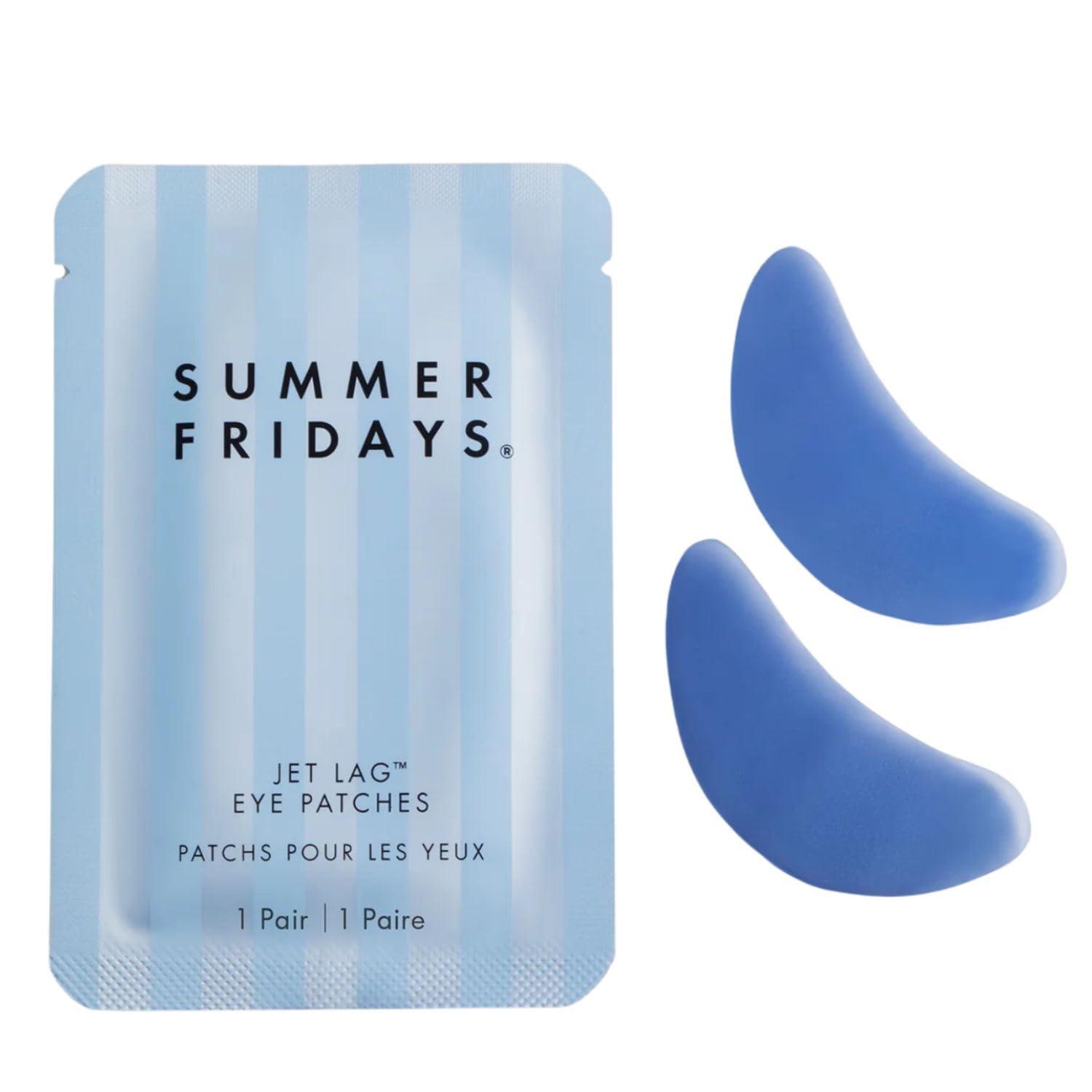 Summer Fridays Jet Lag Eye Patches (6 Pairs) - Moisturizing, Hydrating, and De-puffing Skincare for Puffy Undereye Bags & Circles