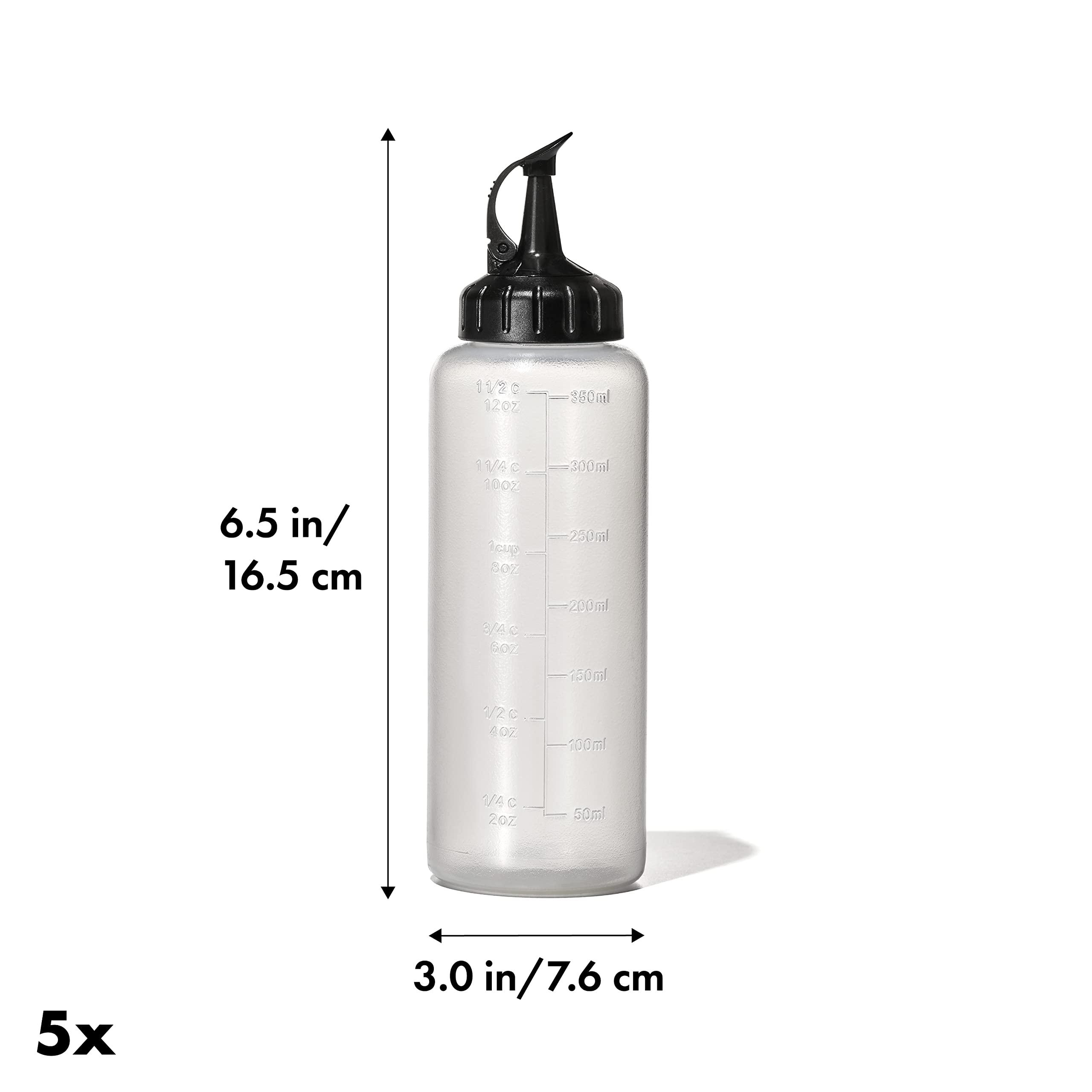 OXO Good Grips Chef's Squeeze Bottle Medium - 5 Pack - Image 2