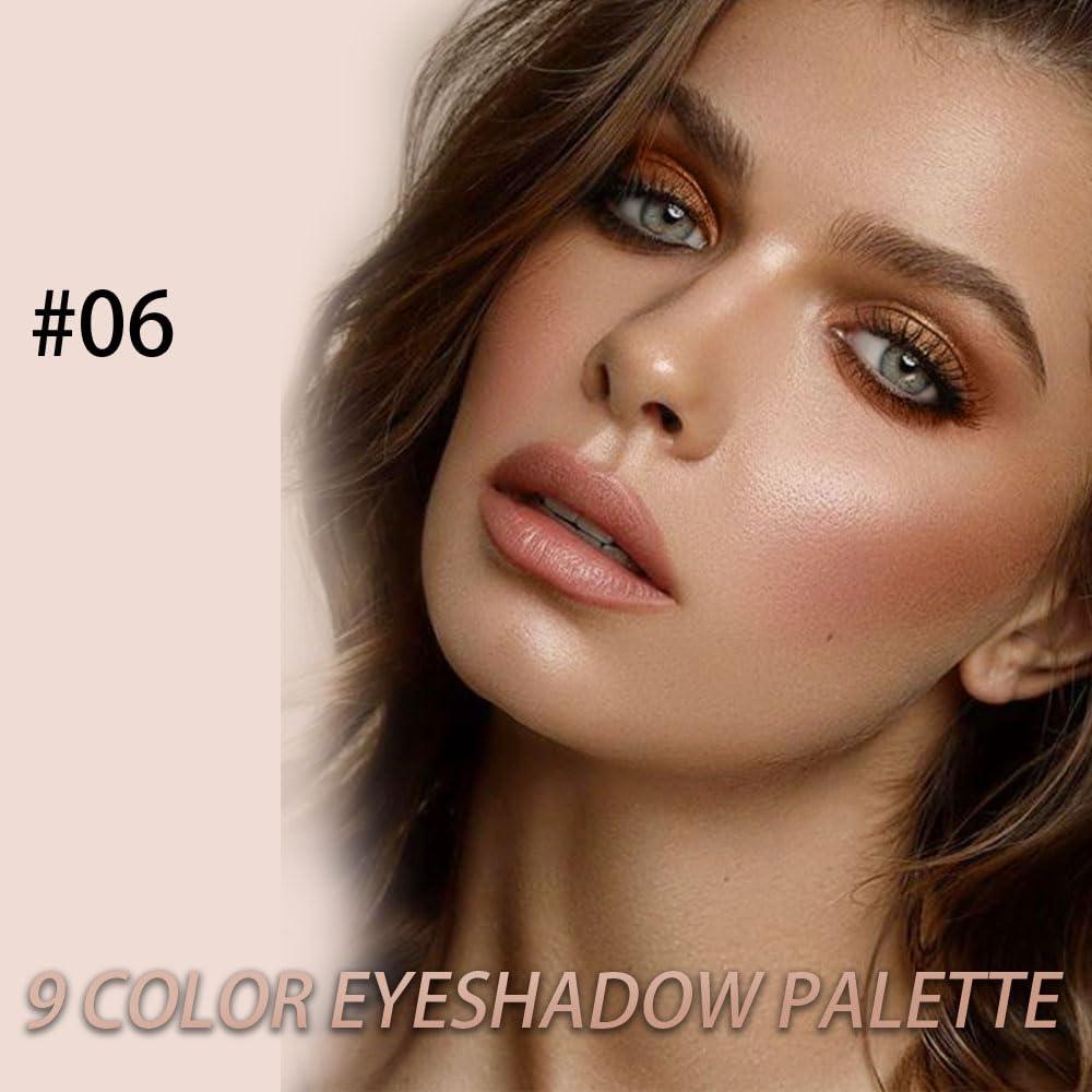 CAKAILA Neutral Nude Brown Smokey Eye Shadow Palette,Rose Gold Bronze Naked Cream Eyeshadow Palette Makeup,Highly Pigmented Natural Eyeshadow for Eyes Long Lasting Naturing-Looking - Image 3