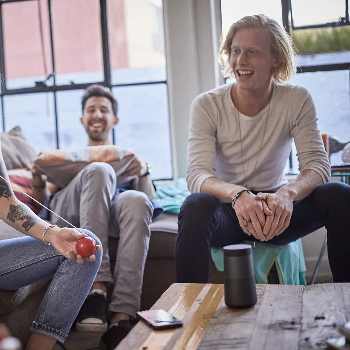 Bose The SoundLink Revolve, The Portable Bluetooth Speaker with 360 Wireless Surround Sound, Triple Black - Image 2