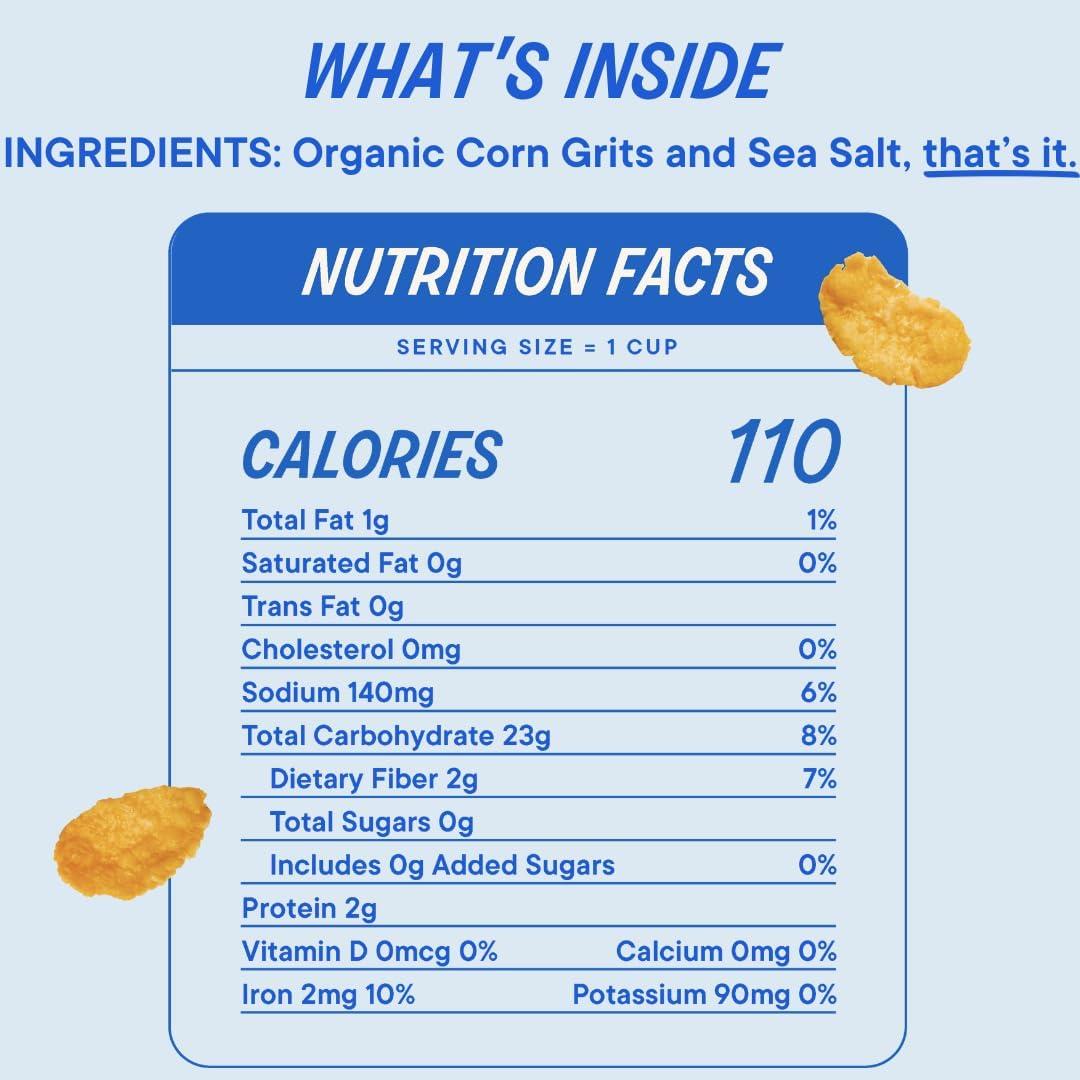 The Real Cereal Company, Organic Corn Flakes Cereal 3-Pack, Zero Sugar, Gluten Free, Non-GMO, Made in USA - Image 6