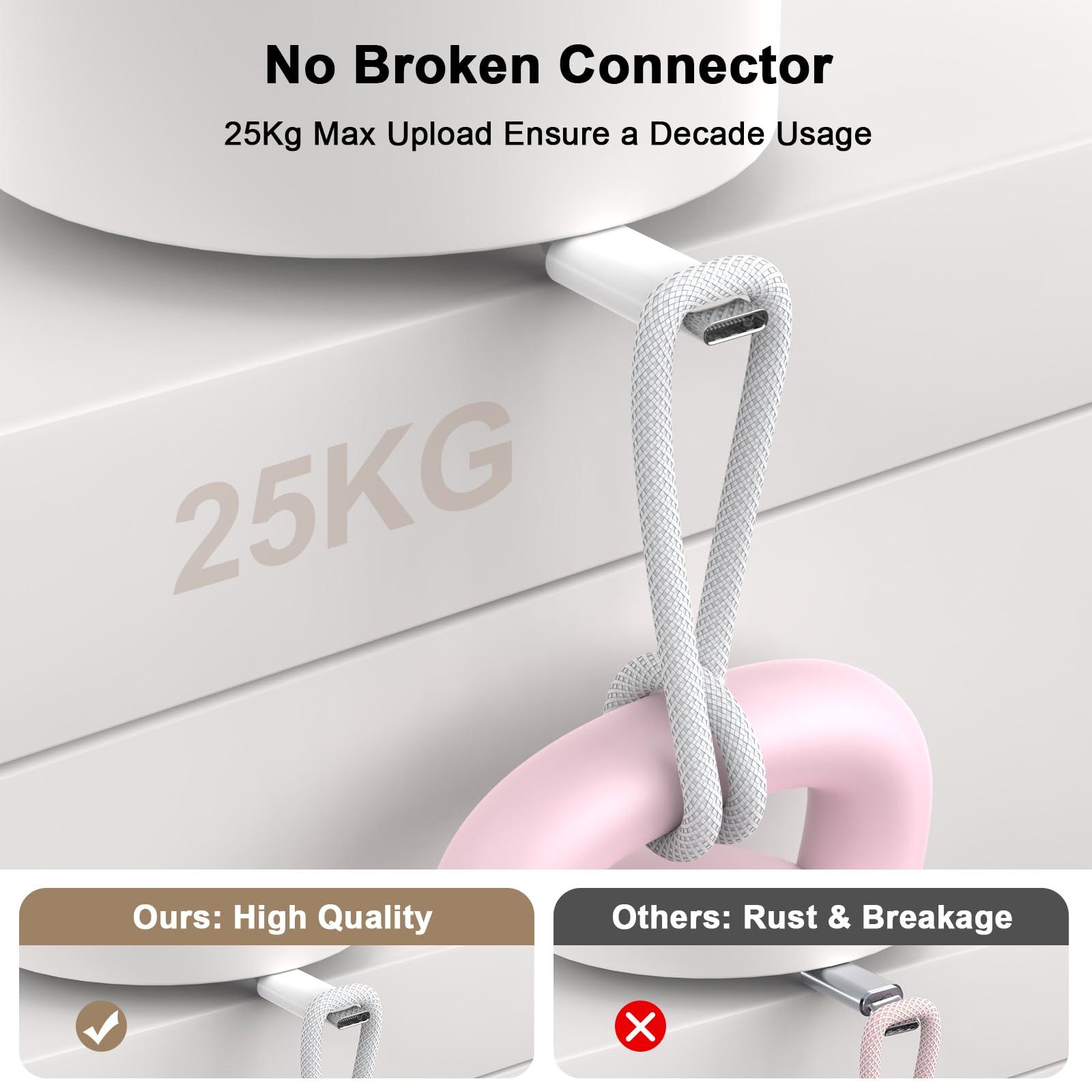 [Apple MFi Certified] Car Carplay Cable, 2 Pack Woven USB to USB C Car Charger Cord Compatible for iPhone 16/16 Plus/16 Pro/16 Pro Max/15/15 Plus/15 Pro/15 Pro Max, 6ft White - Image 5