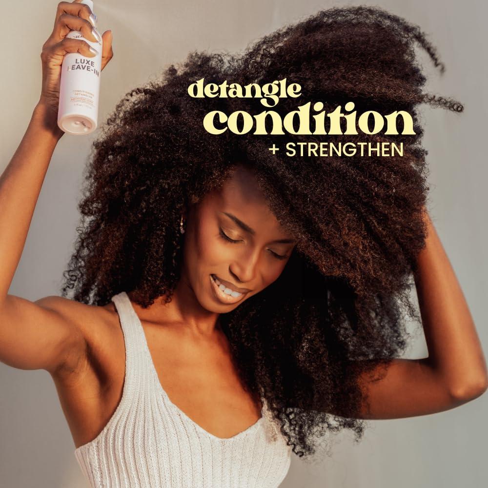 Beachwaver Luxe Leave-In Conditioning Detangler - Full Size (6 Fl Oz) | Leave-In Treatment to Hydrate, Smooth, & Strengthen w/HiX Vegan Bond Multipliers | Bali Beach Night Fragrance - Image 4