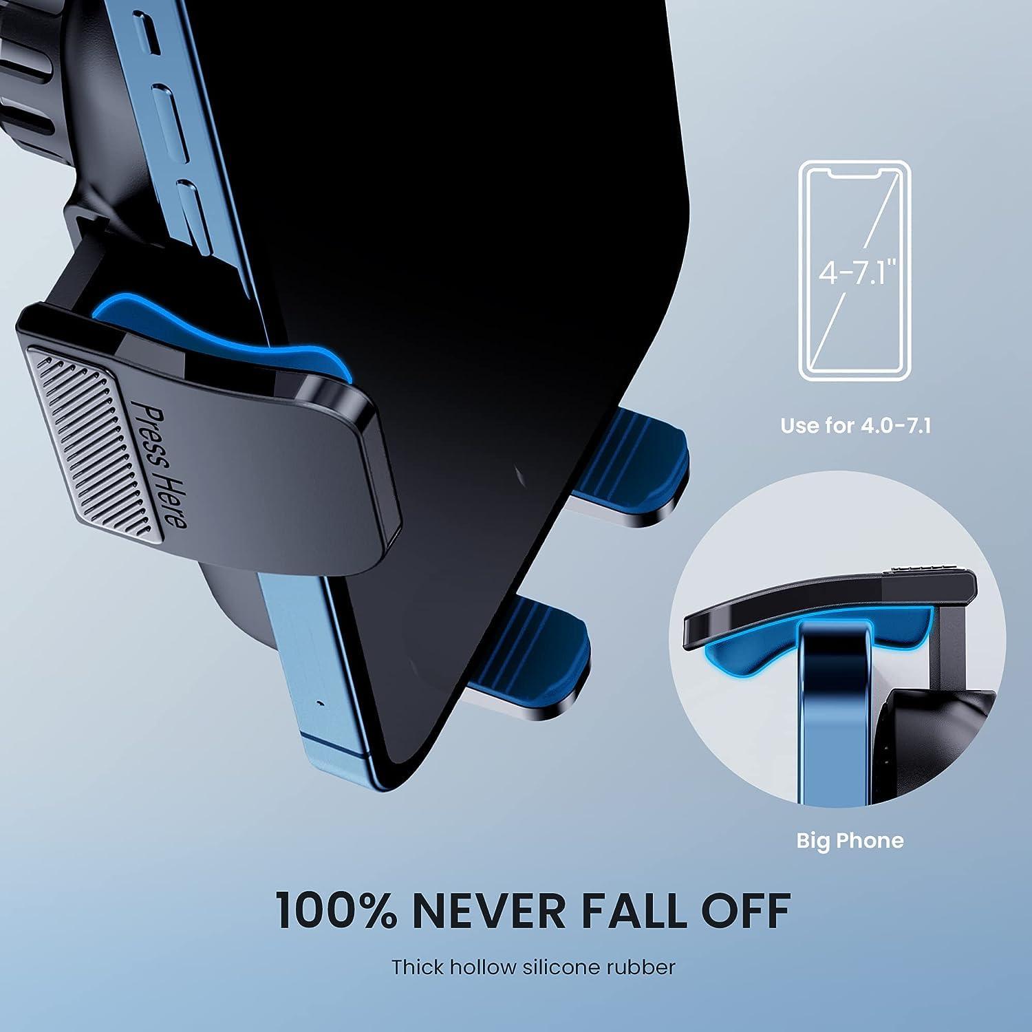 TICILFO Car Phone Holder [Military-Grade Suction] Phone Stand for Car [Super Stable] Automobile Car Mount for iPhone Universal Accessories Air Vent Dashboard Windshield Mount Fit All iPhone Smartphone - Image 5