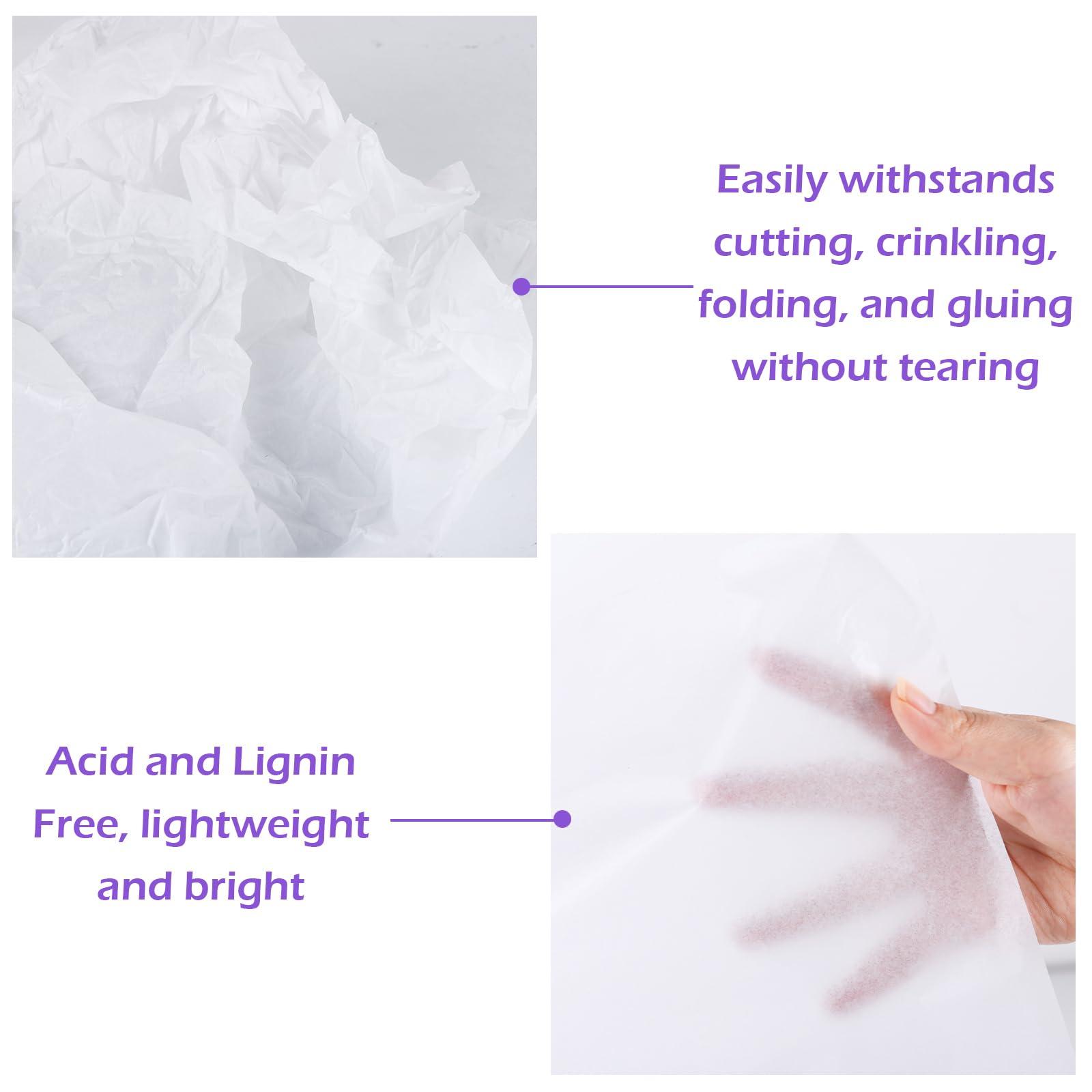 Simetufy 115 Sheets Large 20 x 30 Inch White Tissue Paper for Gift Bags, Archival Bulk for Textiles, Clothing Storage - Image 3