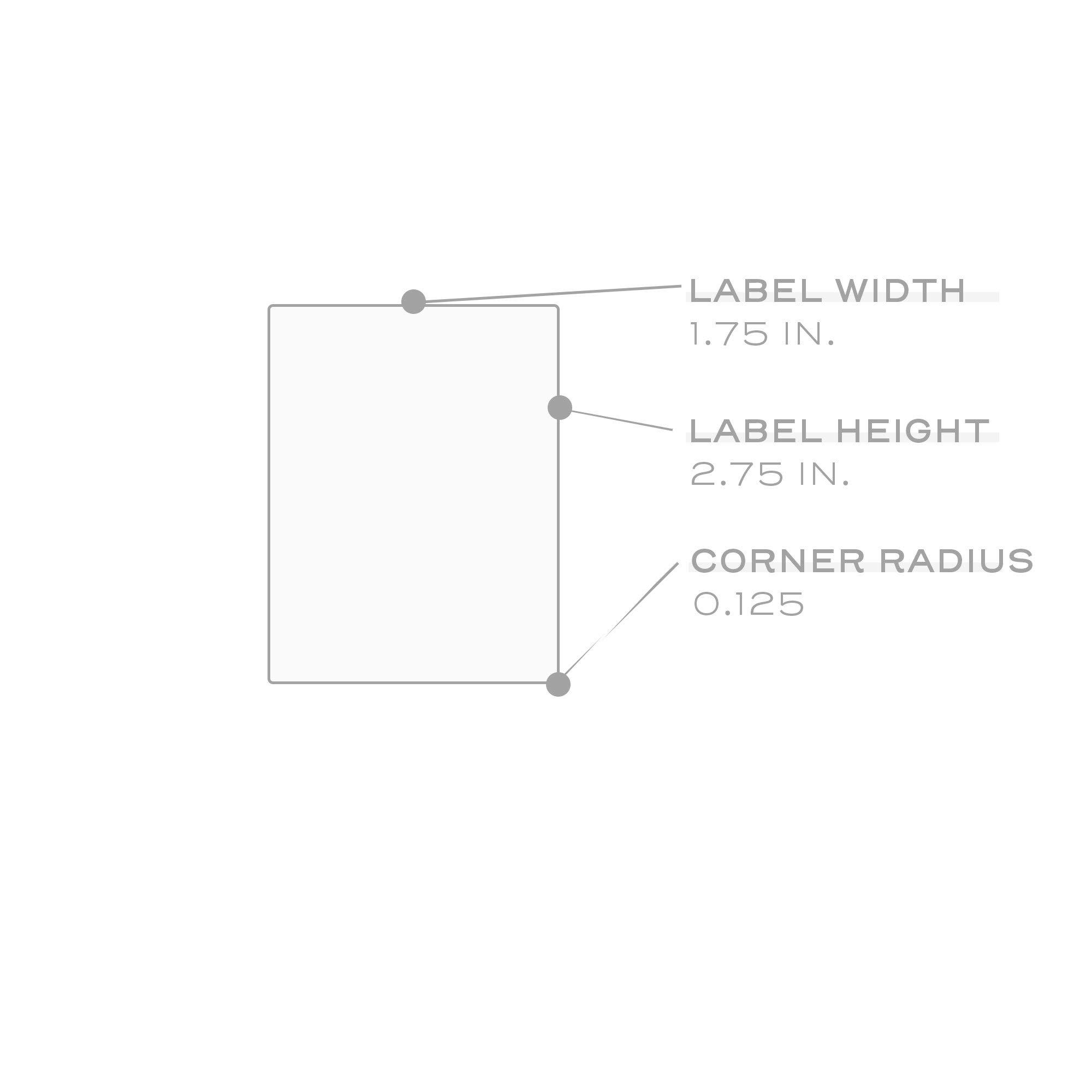 120 Labels for 4 oz Jars, 1.75 in. x 2.75 in. (White Waterproof Vinyl (Inkjet only)) - Image 9