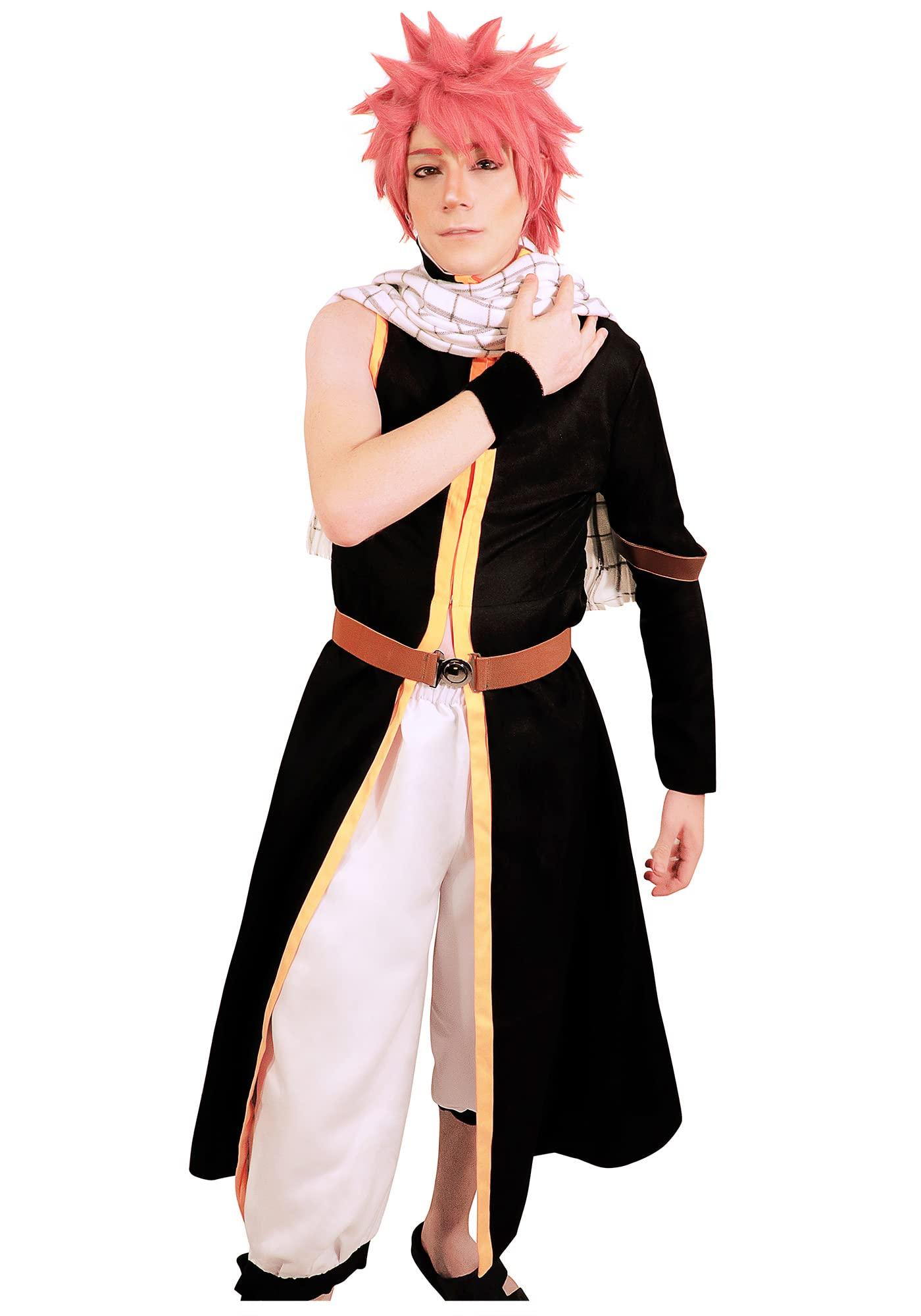 DAZCOS US Size Men's Anime Cosplay Halloween Costume With Scarf Wrister - Image 2