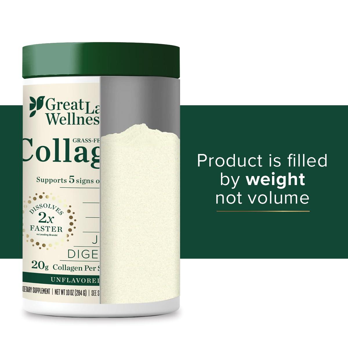 Great Lakes Wellness Collagen Peptides Powder for Skin, Hair, Nails, Joints & Digestion - Unflavored - Quick Dissolve Hydrolyzed, Non-GMO, Keto, Kosher - 10 oz - Image 7