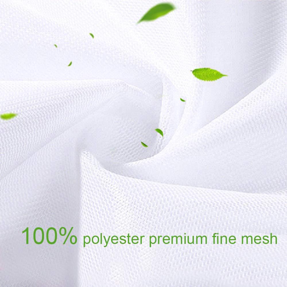 OTraki Large Washing Machine Bag 2 Pack 43 x 35in XL Mesh Laundry Bags 2 Pack Heavy Duty Zipper Big Dryer Wash Net for Delicates Bedding Blanket Pet Bed Camp Travel Dorm Jumbo Netted Organizer White - Image 6